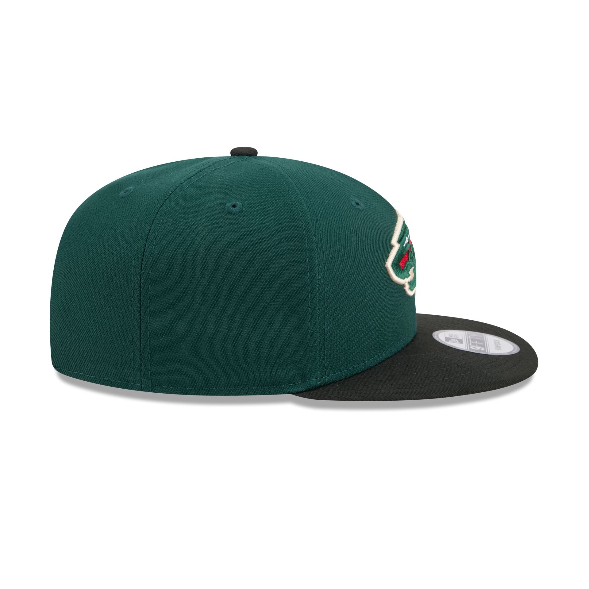 Minnesota Wild Black Visor 9FIFTY Snapback Hat - Image 5