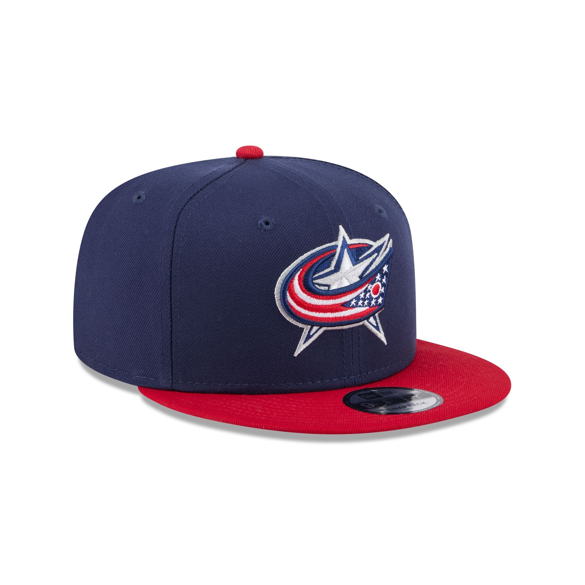 Columbus Blue Jackets Red Visor 9FIFTY Snapback Hat - Image 3