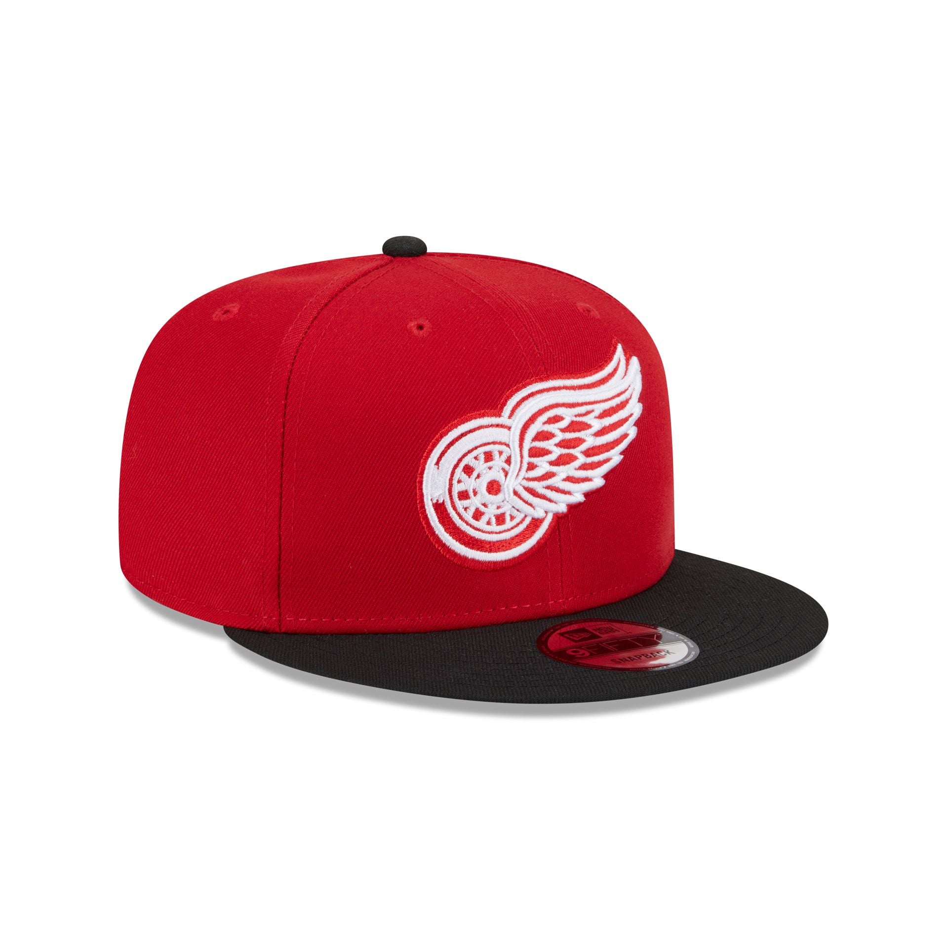 Detroit Red Wings Black Visor 9FIFTY Snapback Hat - Image 3