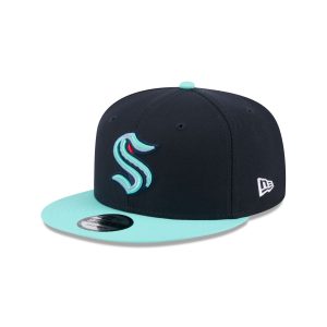 Seattle Kraken Blue Visor 9FIFTY Snapback Hat
