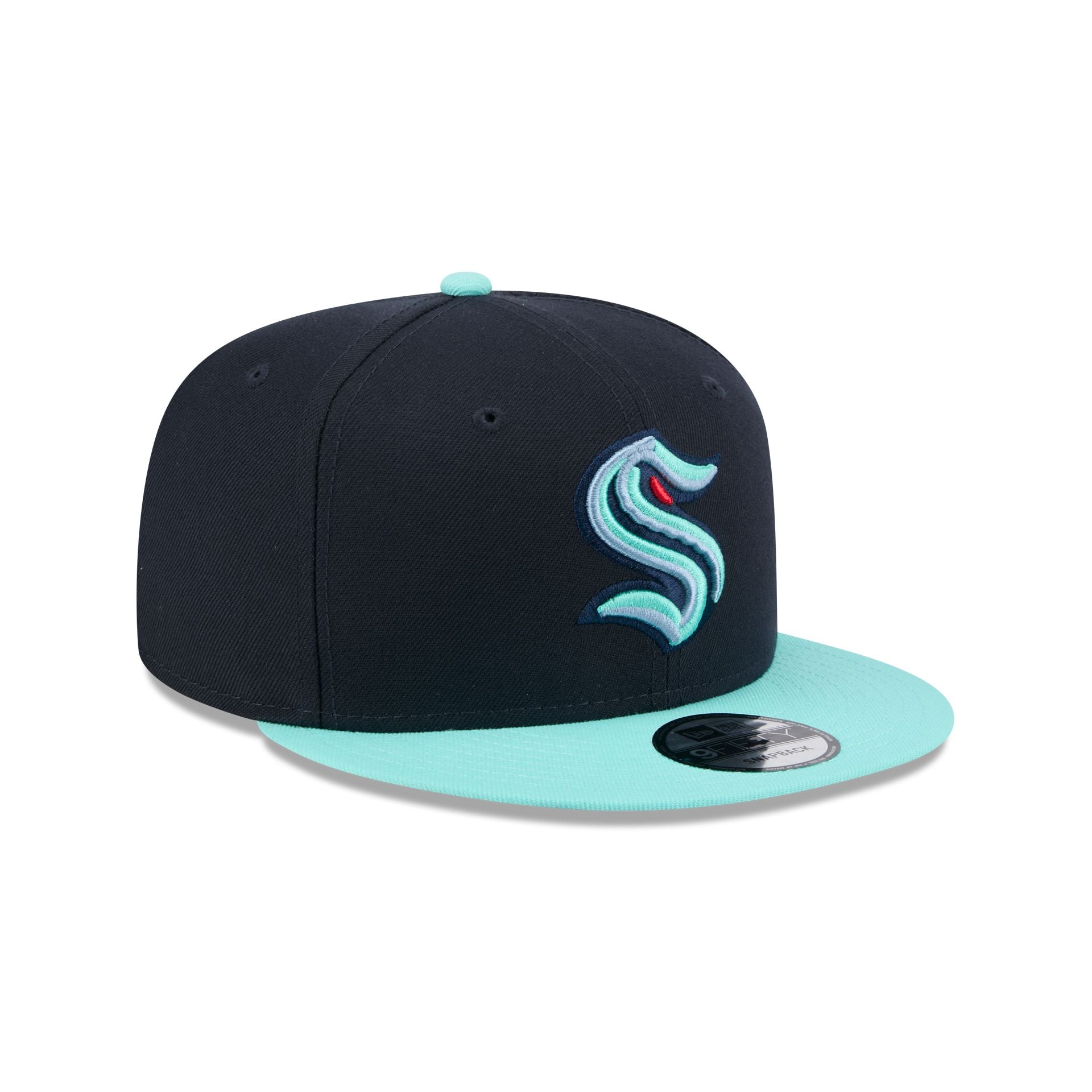 Seattle Kraken Blue Visor 9FIFTY Snapback Hat - Image 3