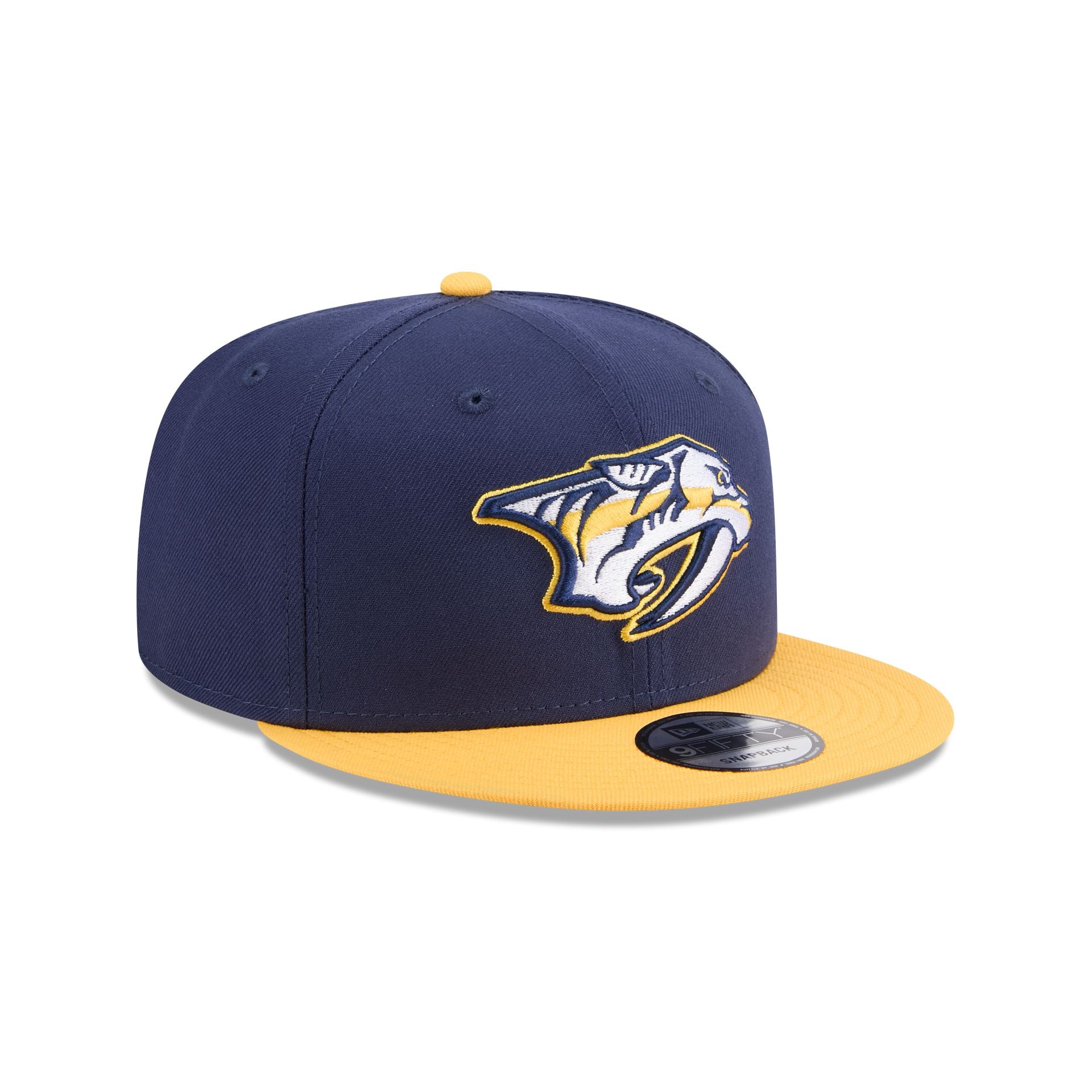 Nashville Predators Yellow Visor 9FIFTY Snapback Hat - Image 3