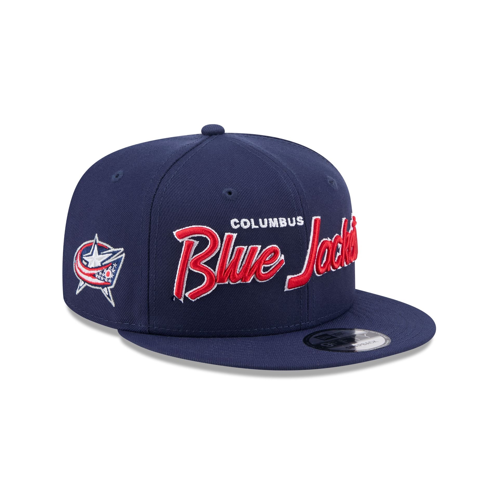 Columbus Blue Jackets Script 9FIFTY Snapback Hat - Image 3