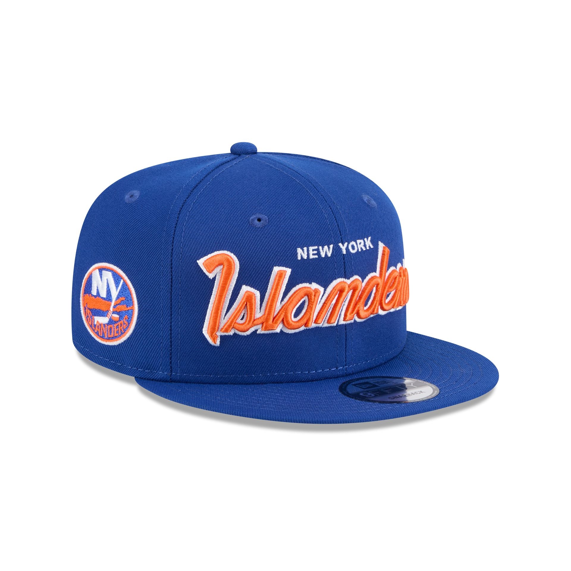 New York Islanders Script 9FIFTY Snapback Hat - Image 3