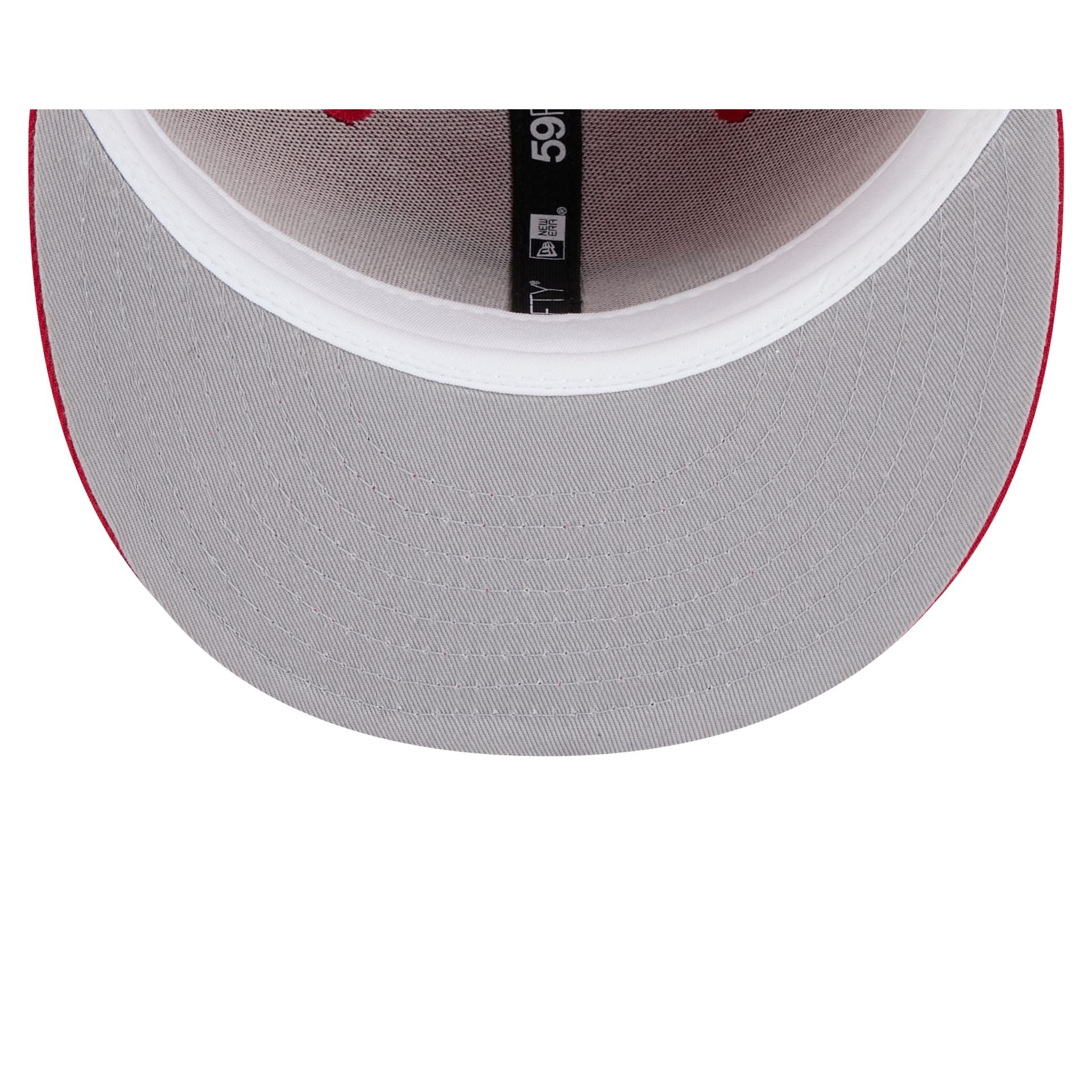 Carolina Hurricanes Rear Wordmark 59FIFTY Fitted Hat - Image 7