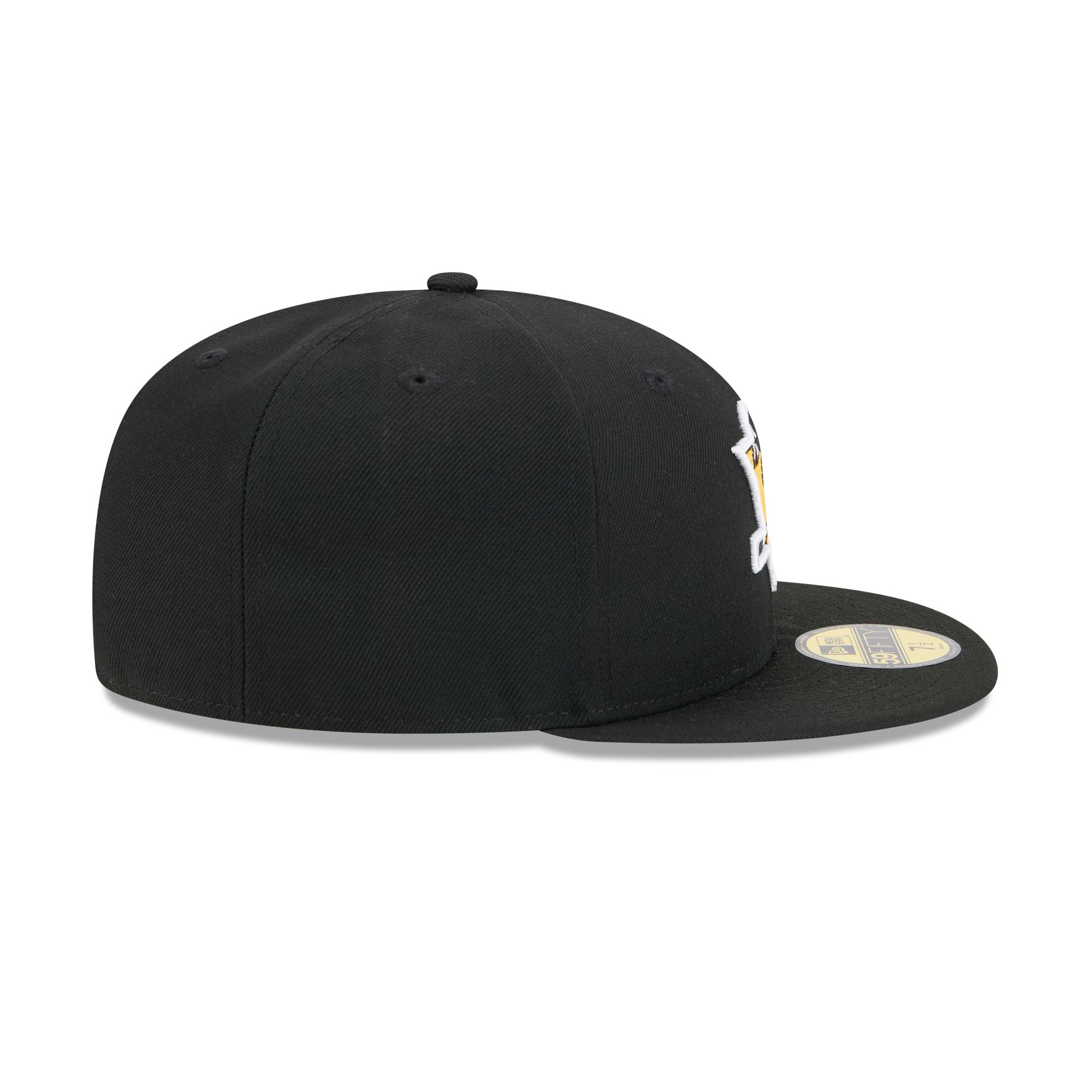 Pittsburgh Penguins Rear Wordmark 59FIFTY Fitted Hat - Image 5