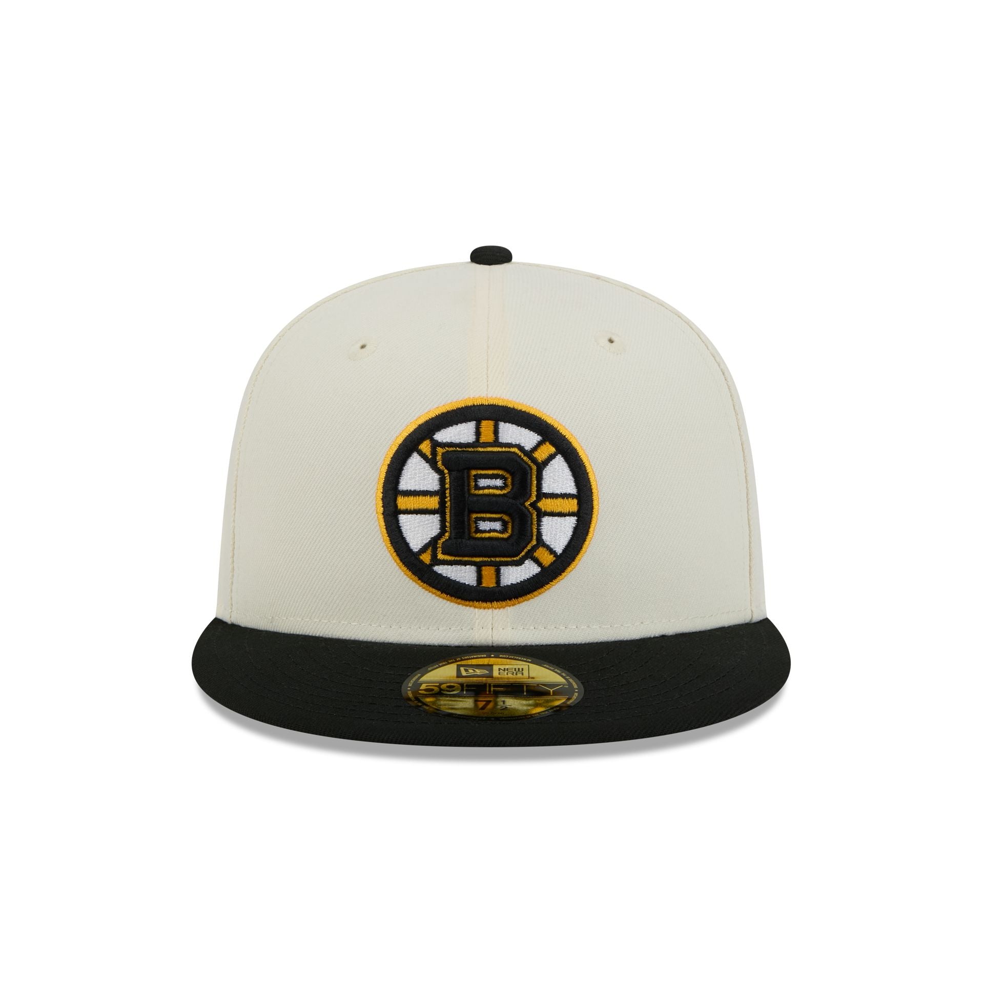 Boston Bruins Chrome White 59FIFTY Fitted Hat - Image 2