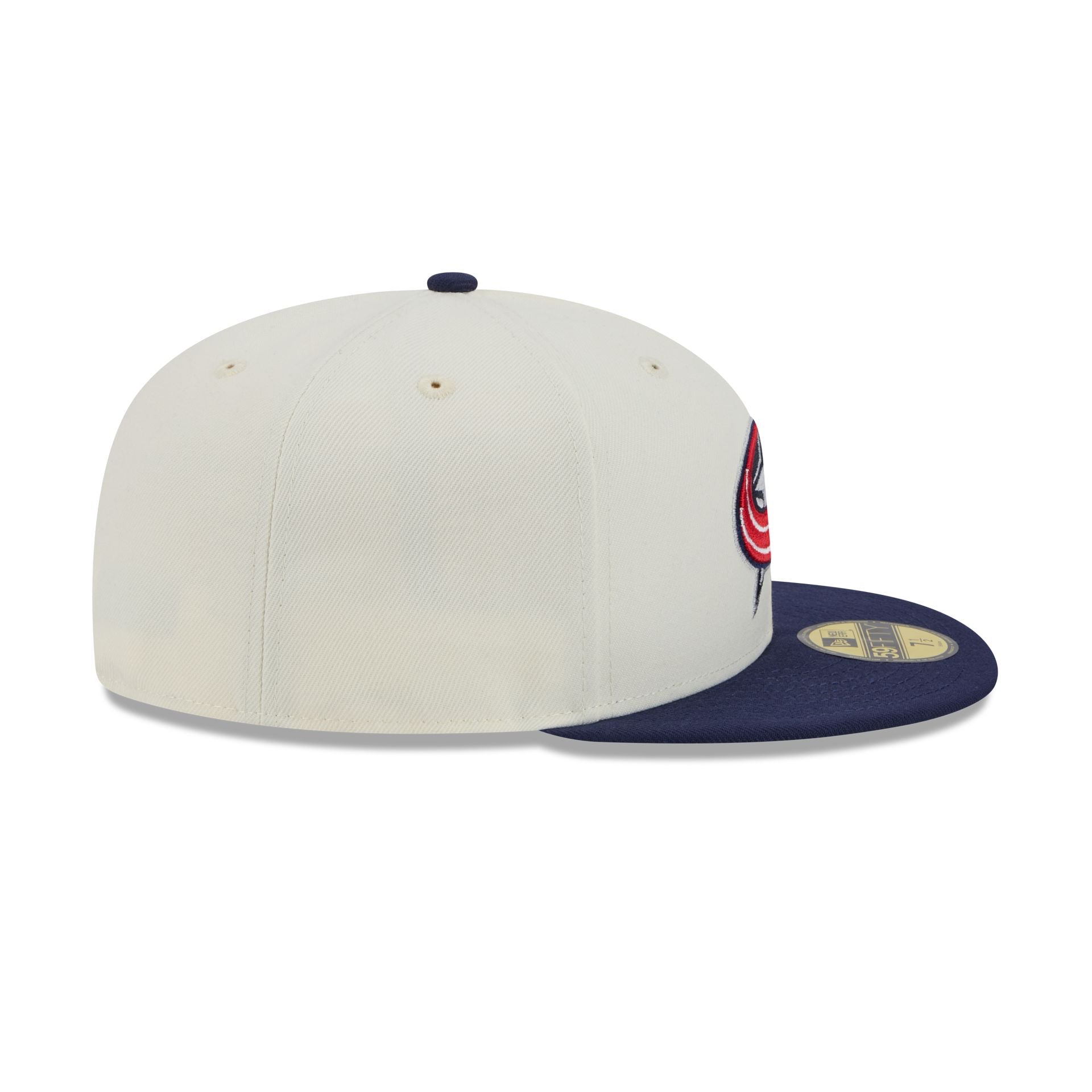 Columbus Blue Jackets Chrome White 59FIFTY Fitted Hat - Image 5