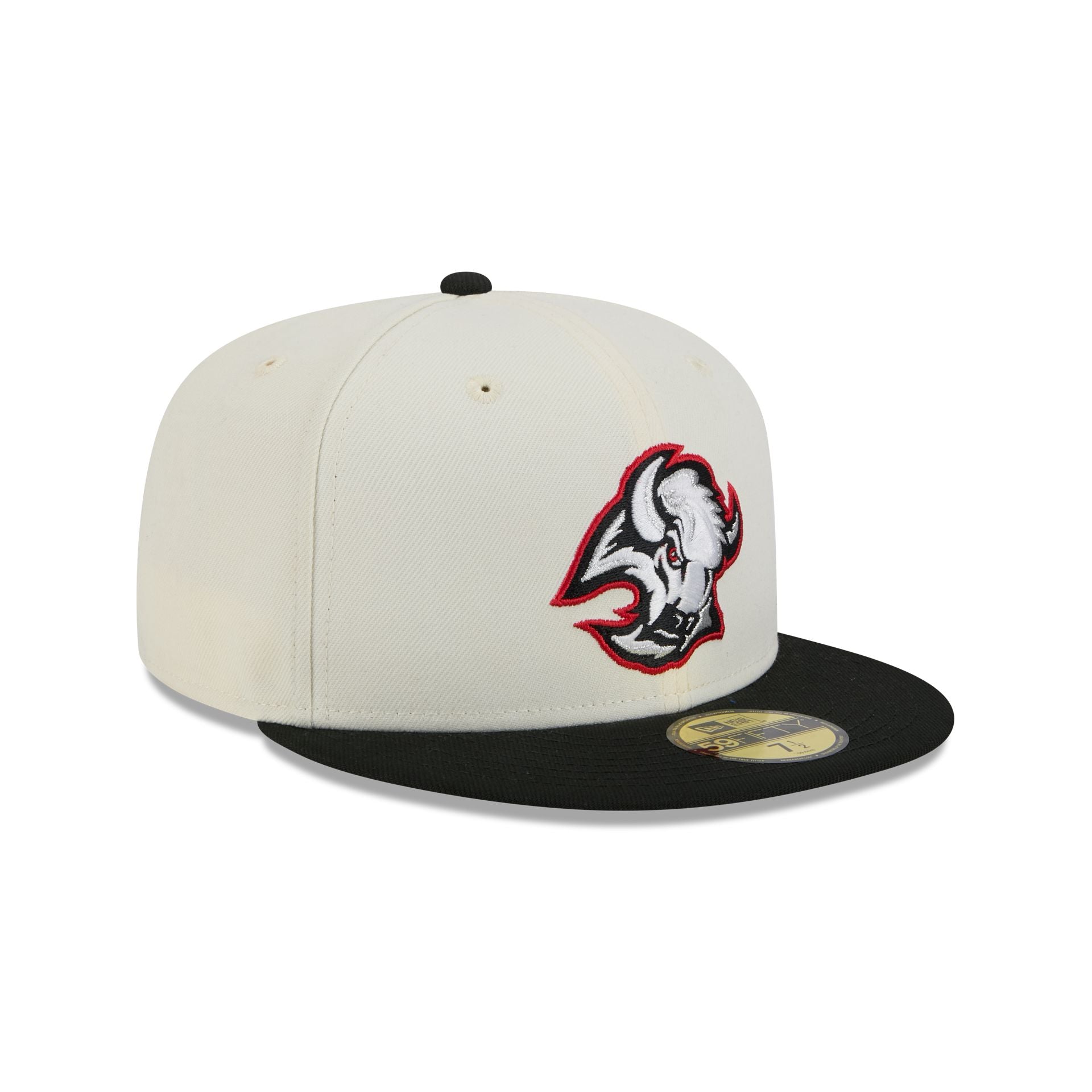 Buffalo Sabres Chrome White 59FIFTY Fitted Hat - Image 3