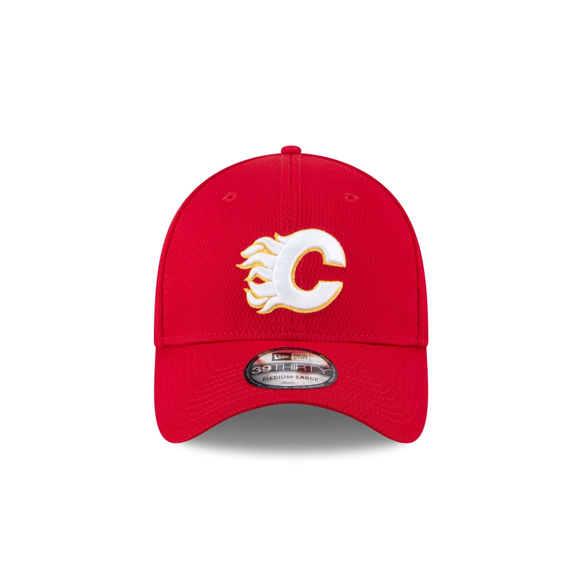 Calgary Flames Red 39THIRTY Stretch Fit Hat - Image 2