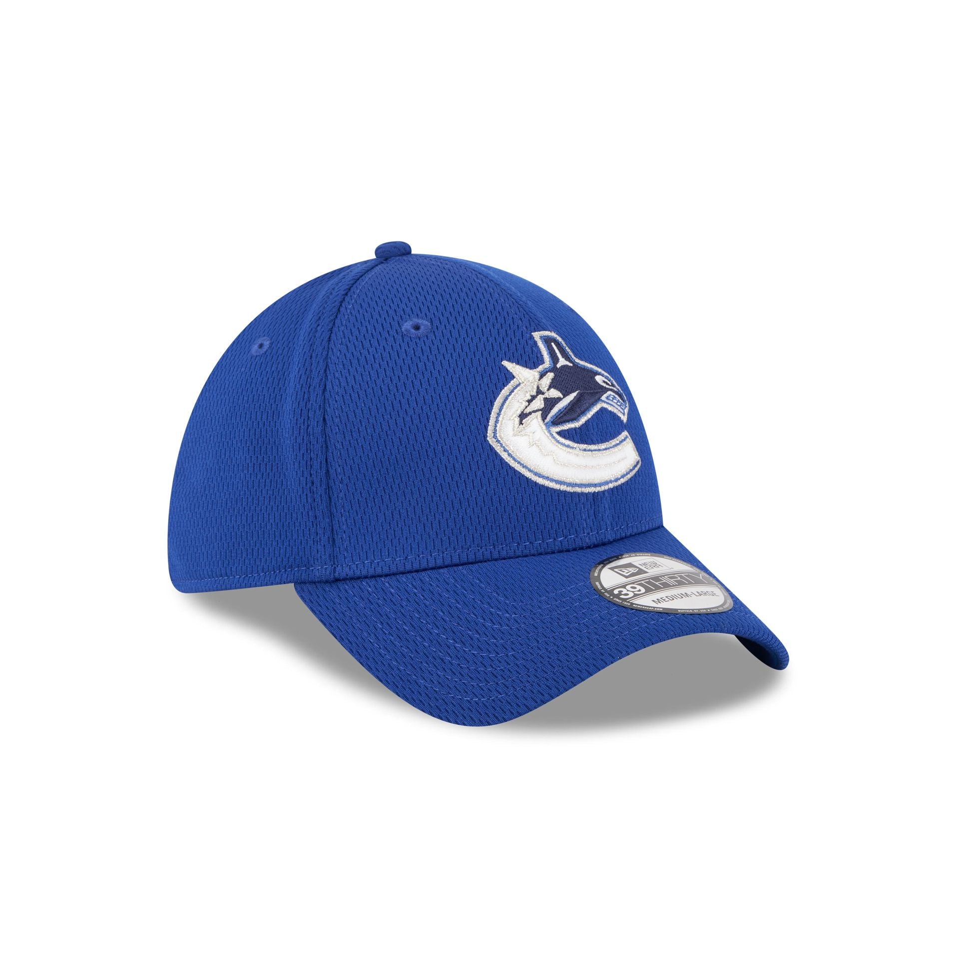 Vancouver Canucks Blue 39THIRTY Stretch Fit Hat - Image 3