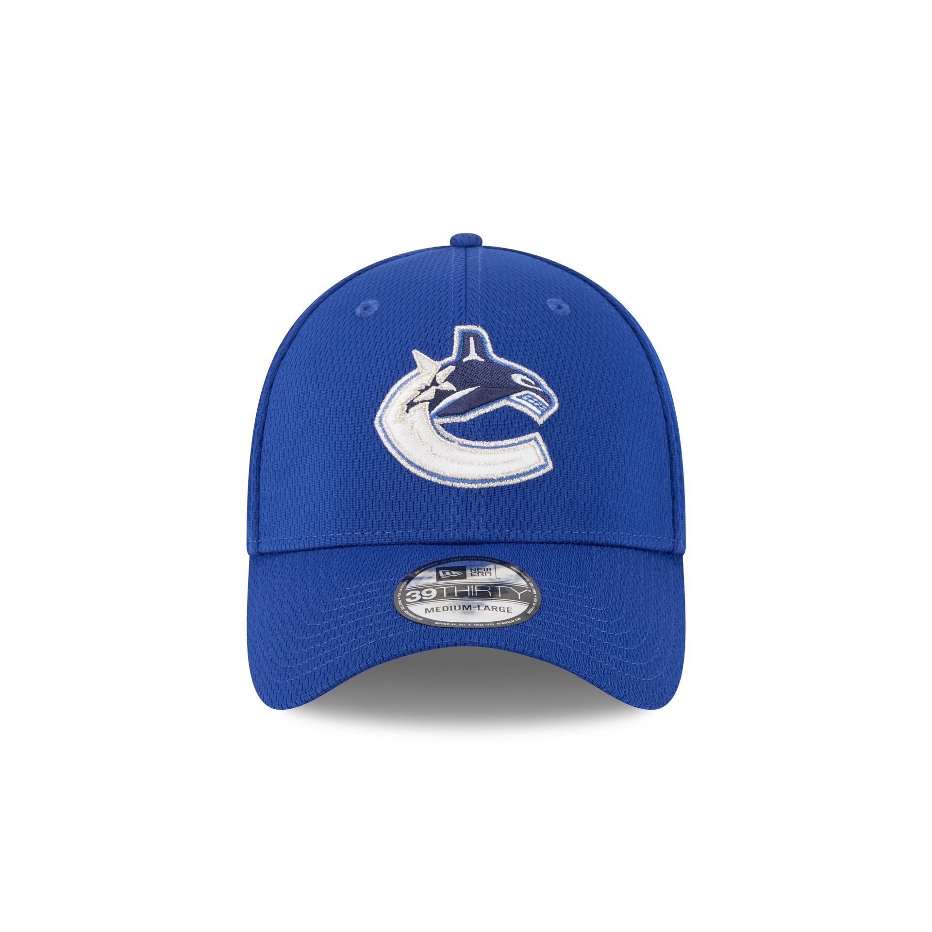 Vancouver Canucks Blue 39THIRTY Stretch Fit Hat - Image 2