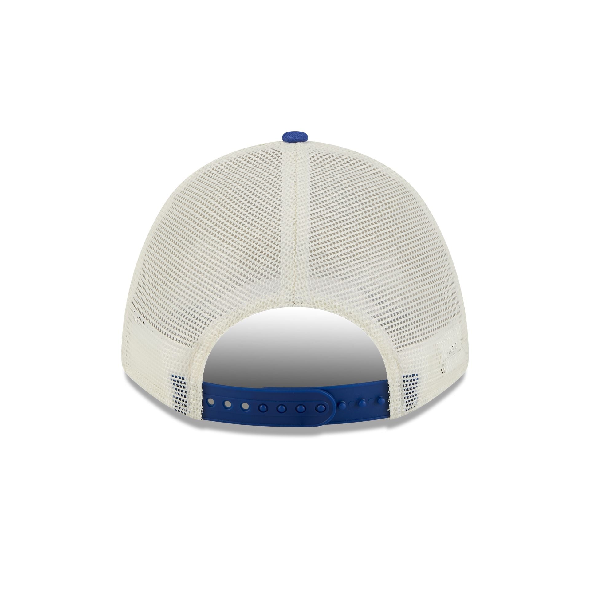 Duke Blue Devils Chrome Arch 9FORTY M-Crown A-Frame Trucker Hat - Image 6