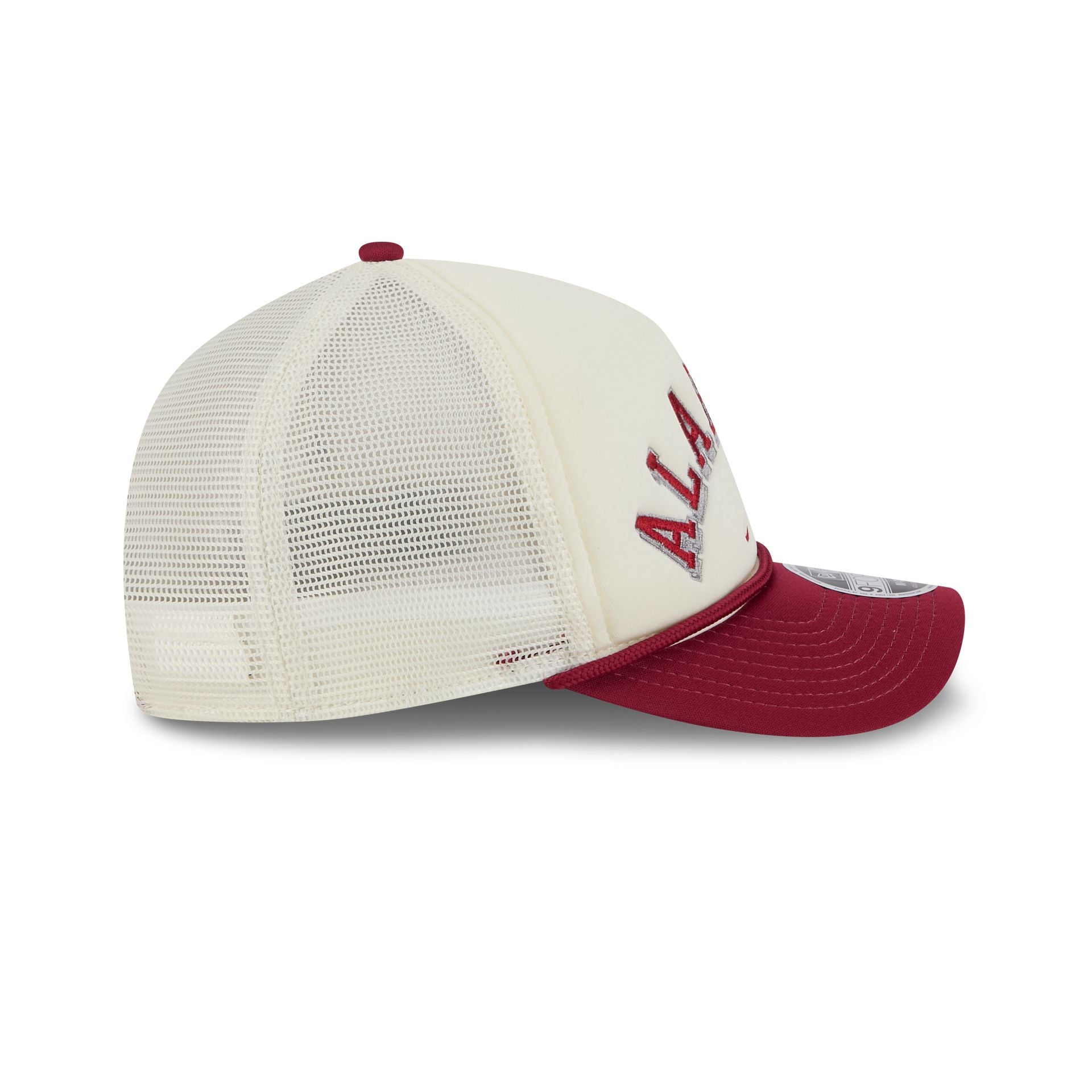 Alabama Crimson Tide Chrome Arch 9FORTY M-Crown A-Frame Trucker Hat - Image 5