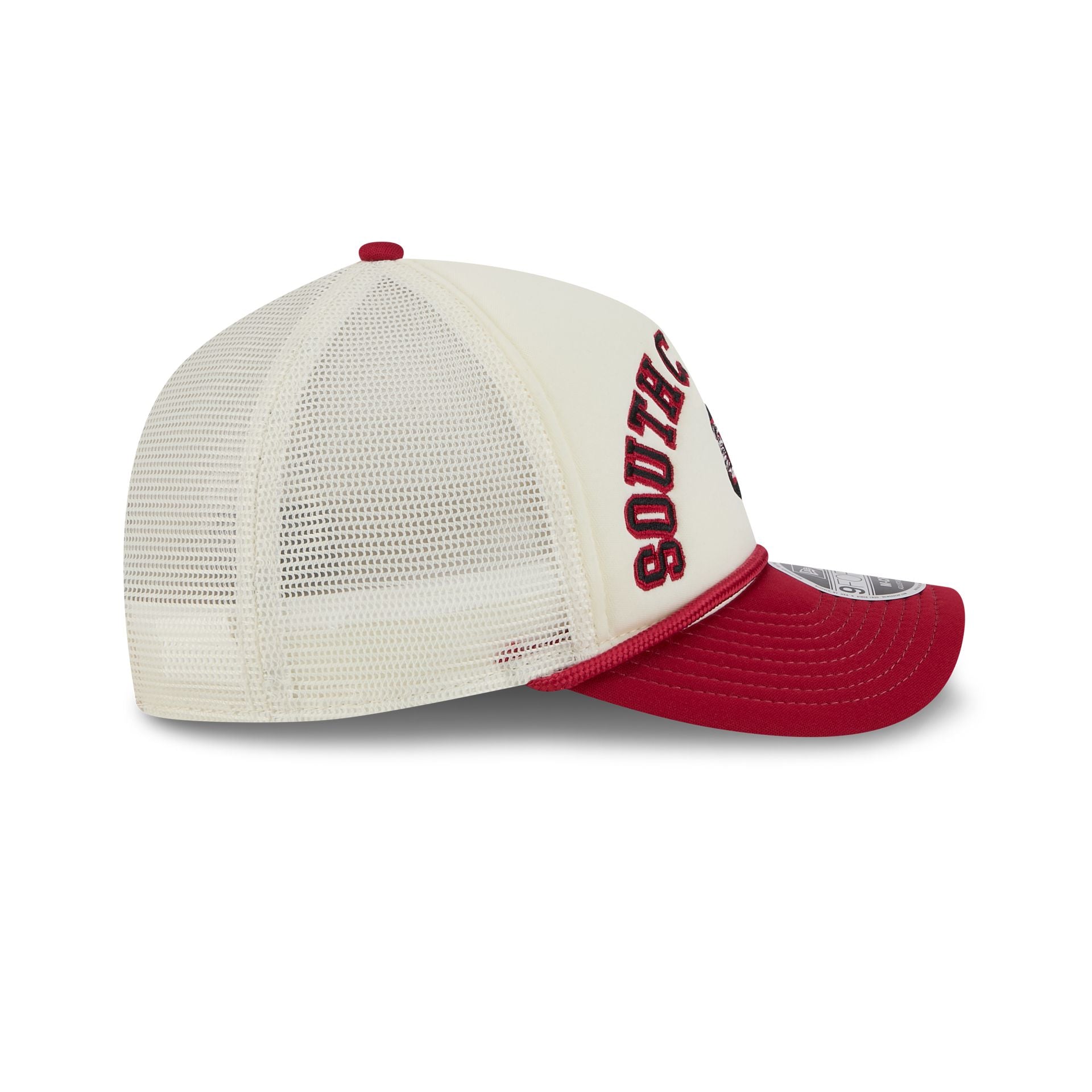 South Carolina Gamecocks Chrome Arch 9FORTY M-Crown A-Frame Trucker Hat - Image 5