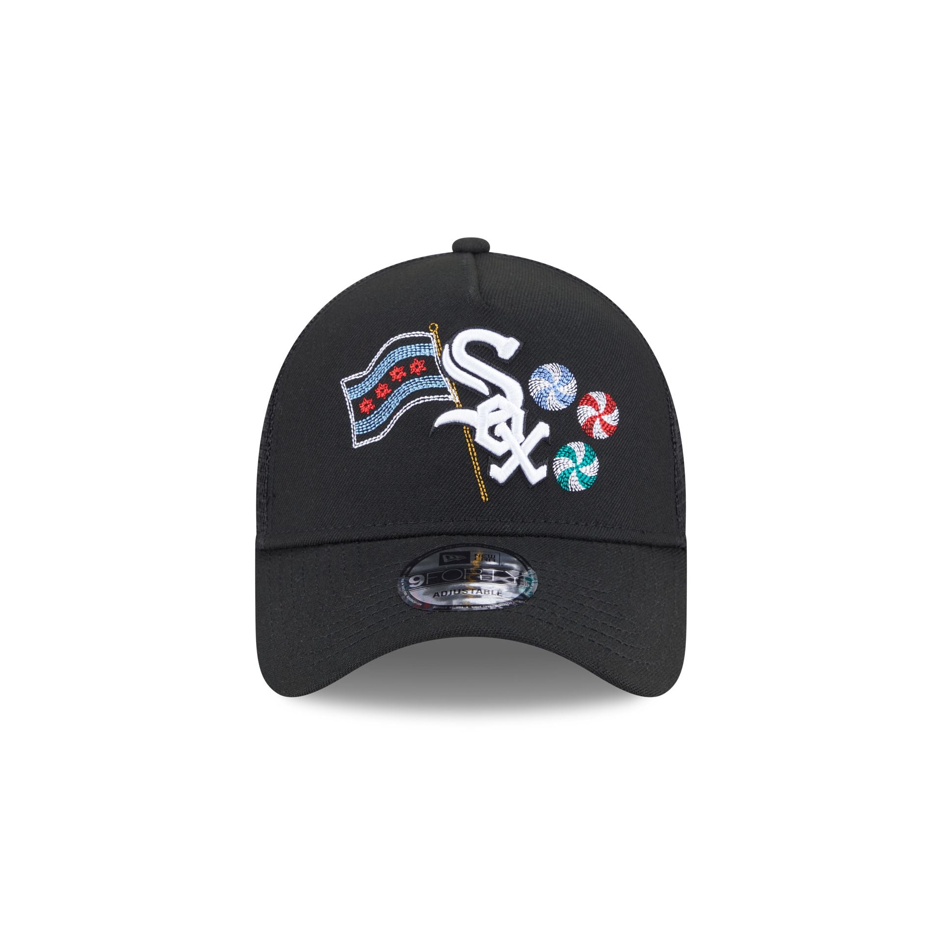 Chicago White Sox State Stitch 9FORTY A-Frame Trucker Hat - Image 2