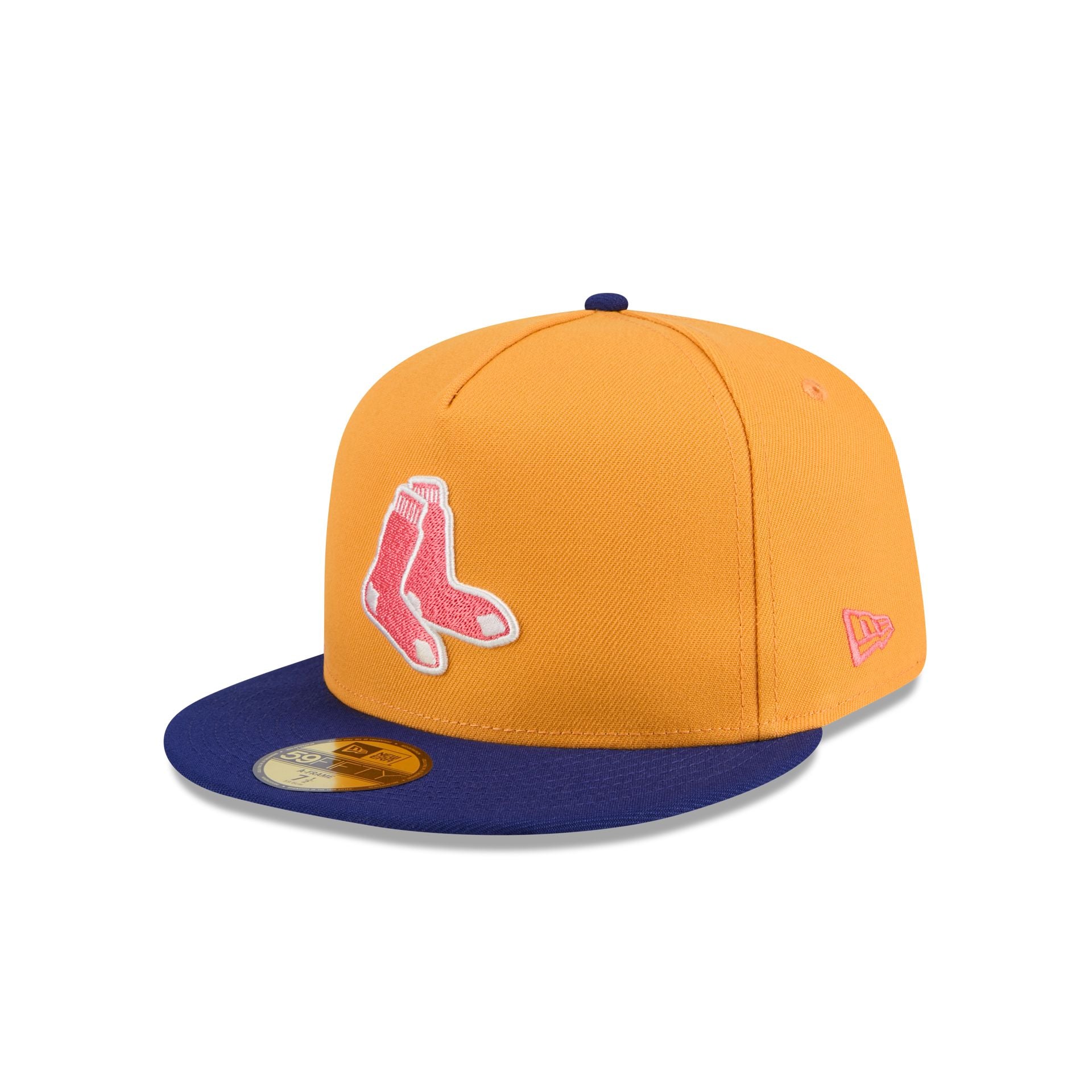Boston Red Sox Gold 59FIFTY A-Frame Fitted Hat - Image 3