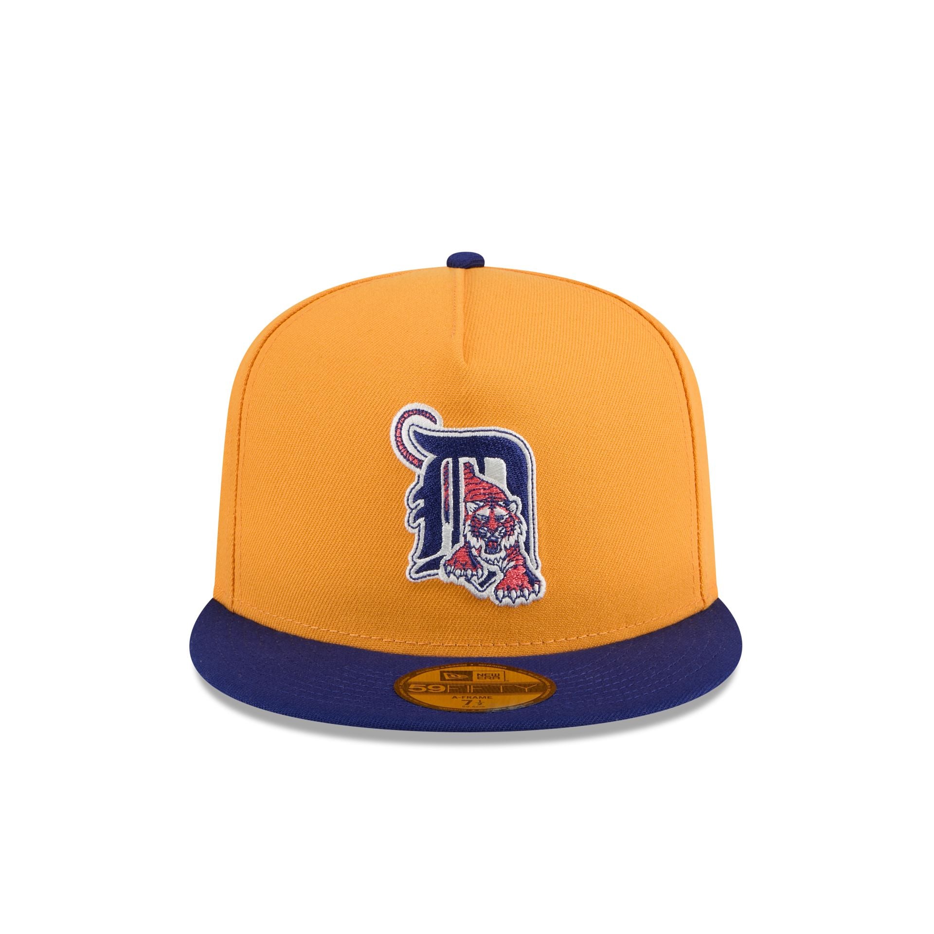 Detroit Tigers Gold 59FIFTY A-Frame Fitted Hat - Image 2