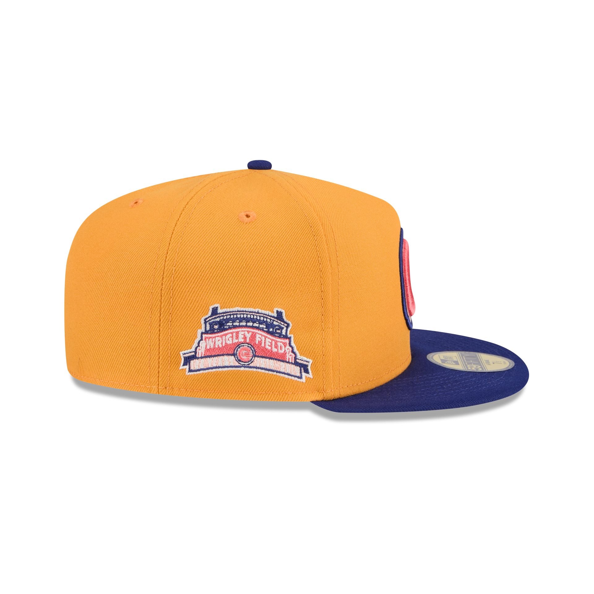 Chicago Cubs Gold 59FIFTY A-Frame Fitted Hat - Image 4