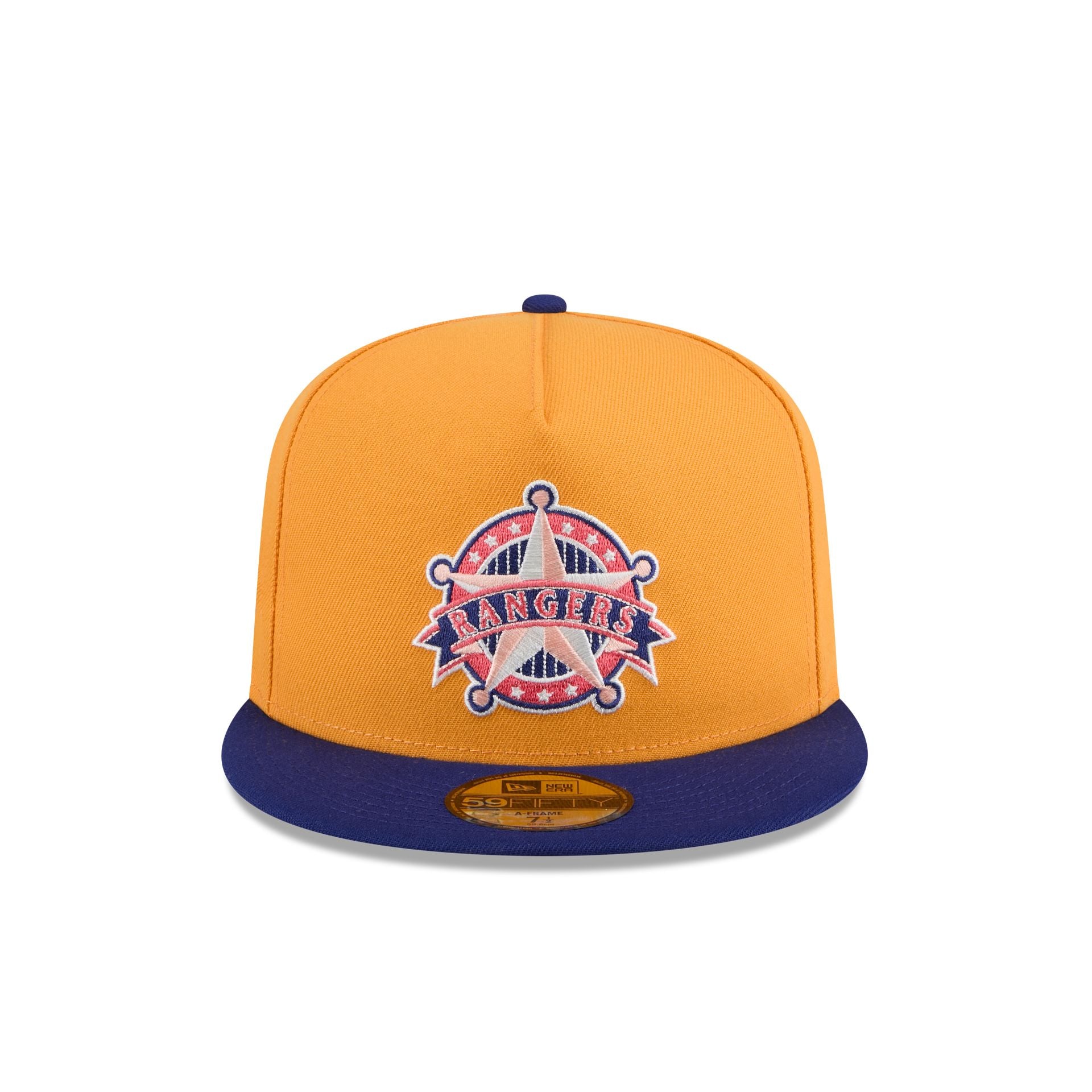 Texas Rangers Gold 59FIFTY A-Frame Fitted Hat - Image 2