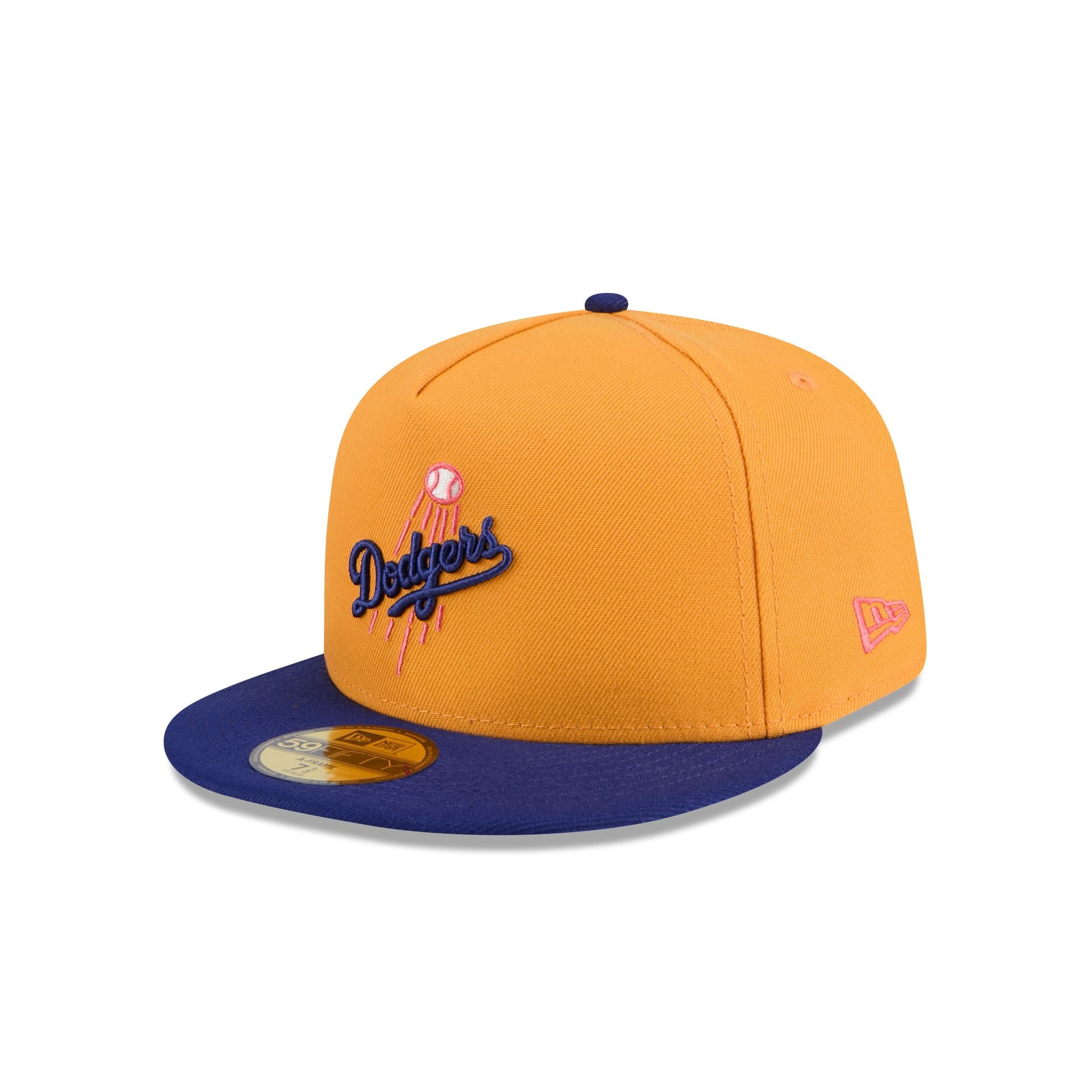 Los Angeles Dodgers Gold 59FIFTY A-Frame Fitted Hat - Image 3
