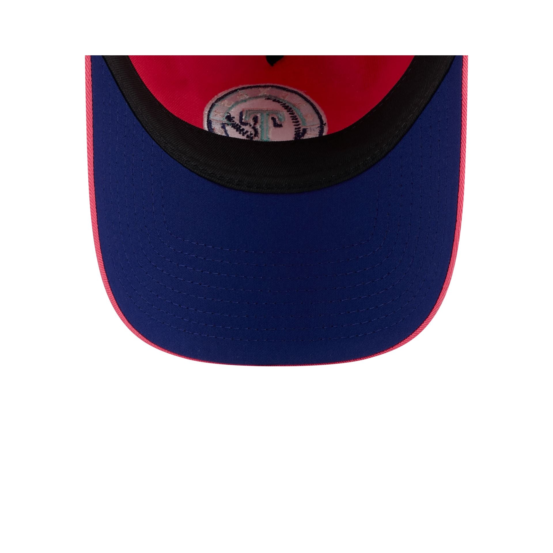 Texas Rangers Coral 9TWENTY A-Frame Adjustable Hat - Image 7