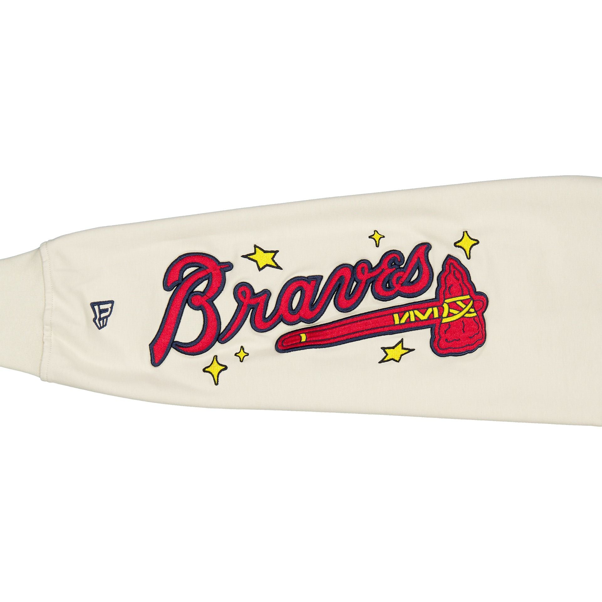 Atlanta Braves Stone Logo Select Full-Zip Hoodie - Image 4