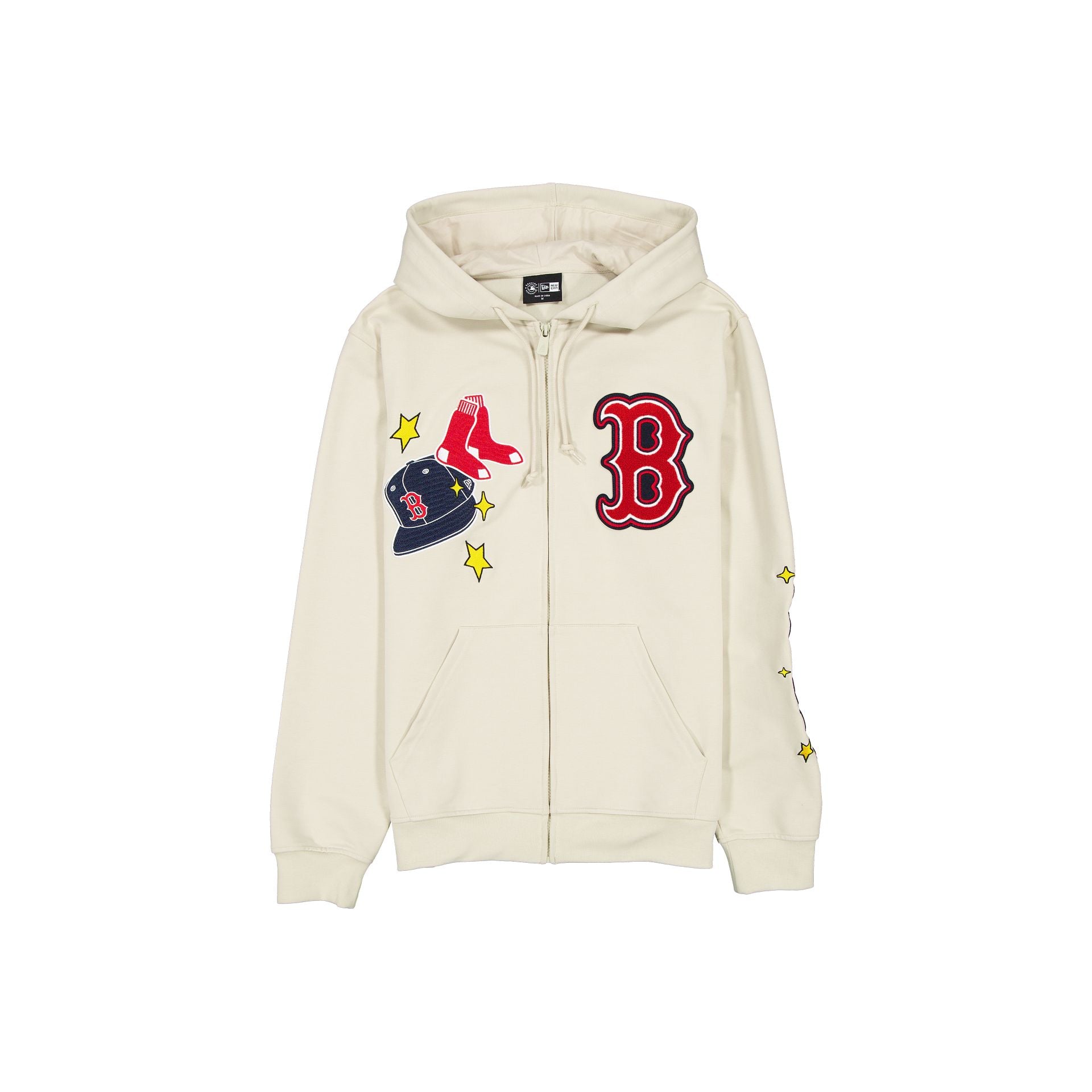 Boston Red Sox Stone Logo Select Full-Zip Hoodie