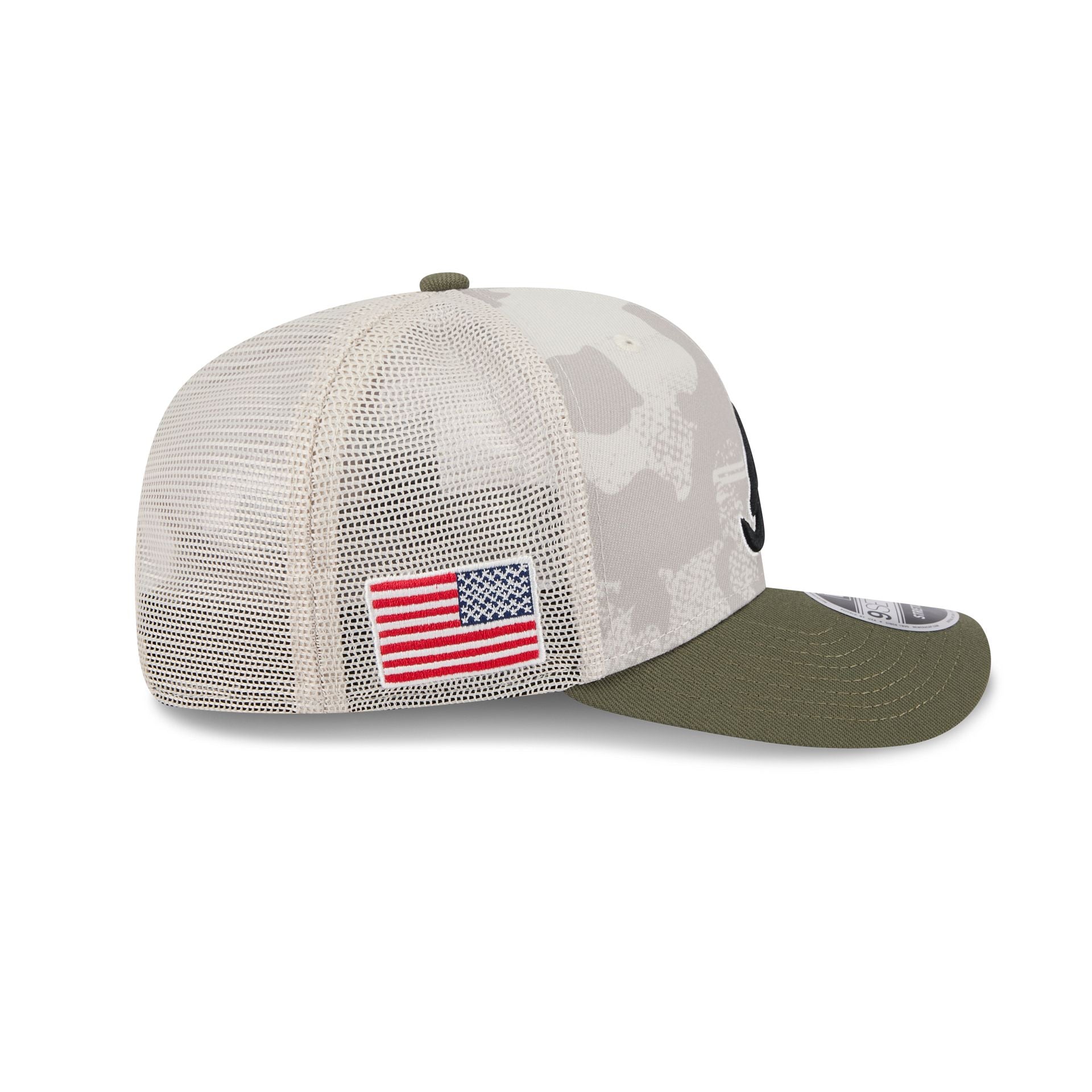 Atlanta Braves Armed Forces Day 2025 9SEVENTY Trucker Hat - Image 4