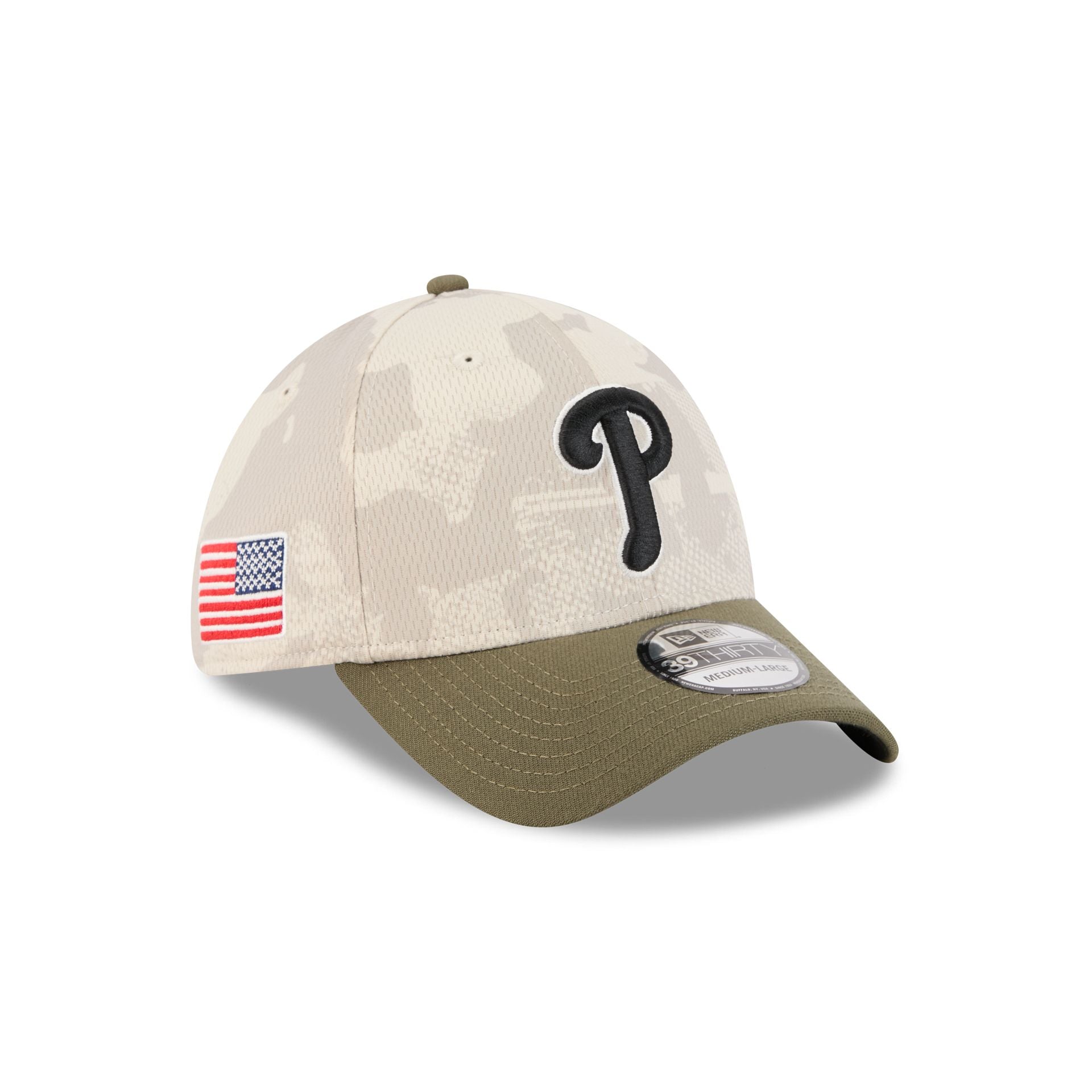 Philadelphia Phillies Armed Forces Day 2025 39THIRTY Stretch Fit Hat