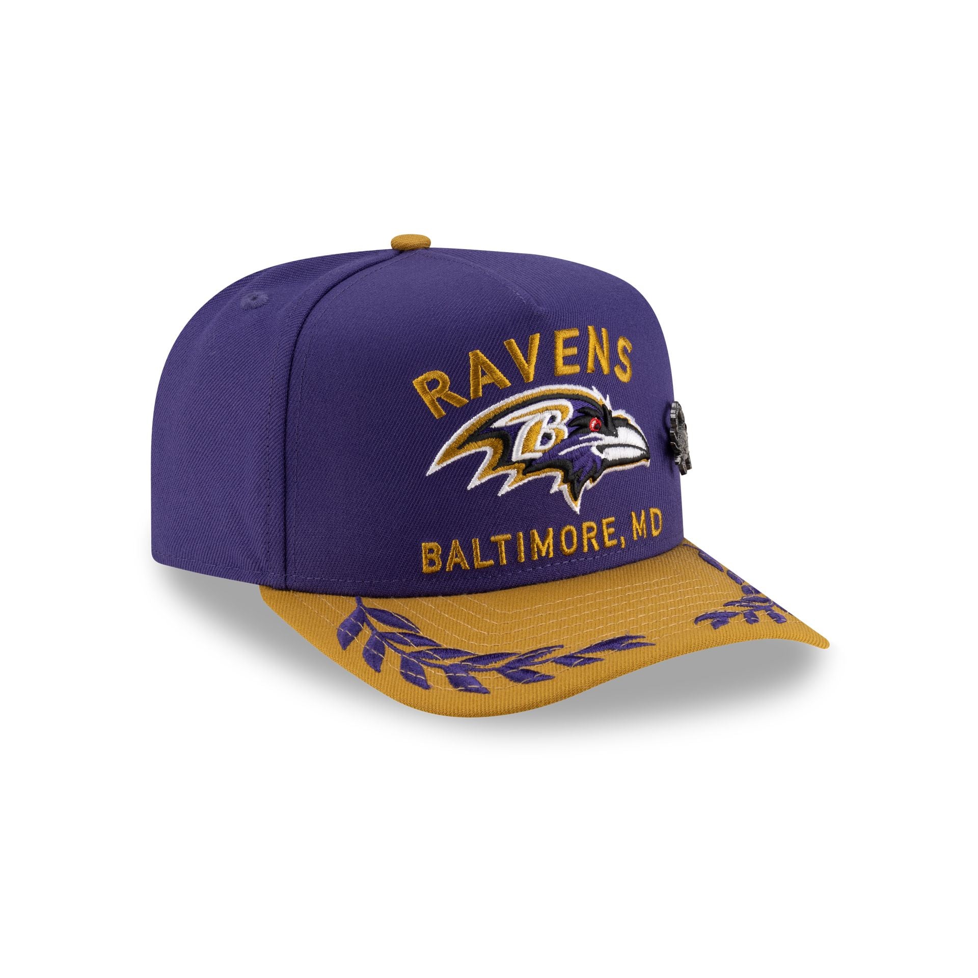 Baltimore Ravens 2025 Draft 59FIFTY A-Frame Fitted Hat - Image 3