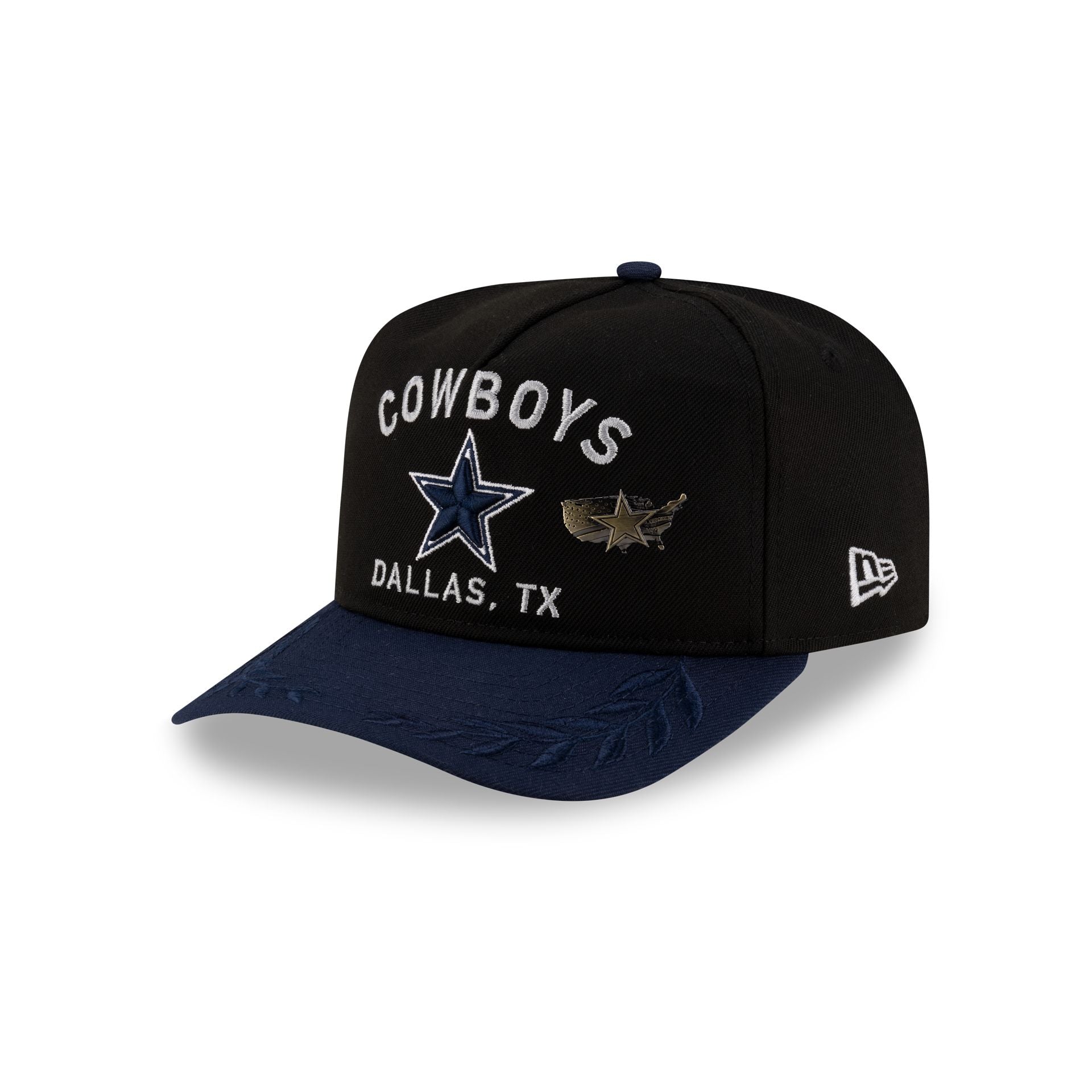 Dallas Cowboys 2025 Draft Black 59FIFTY A-Frame Fitted Hat