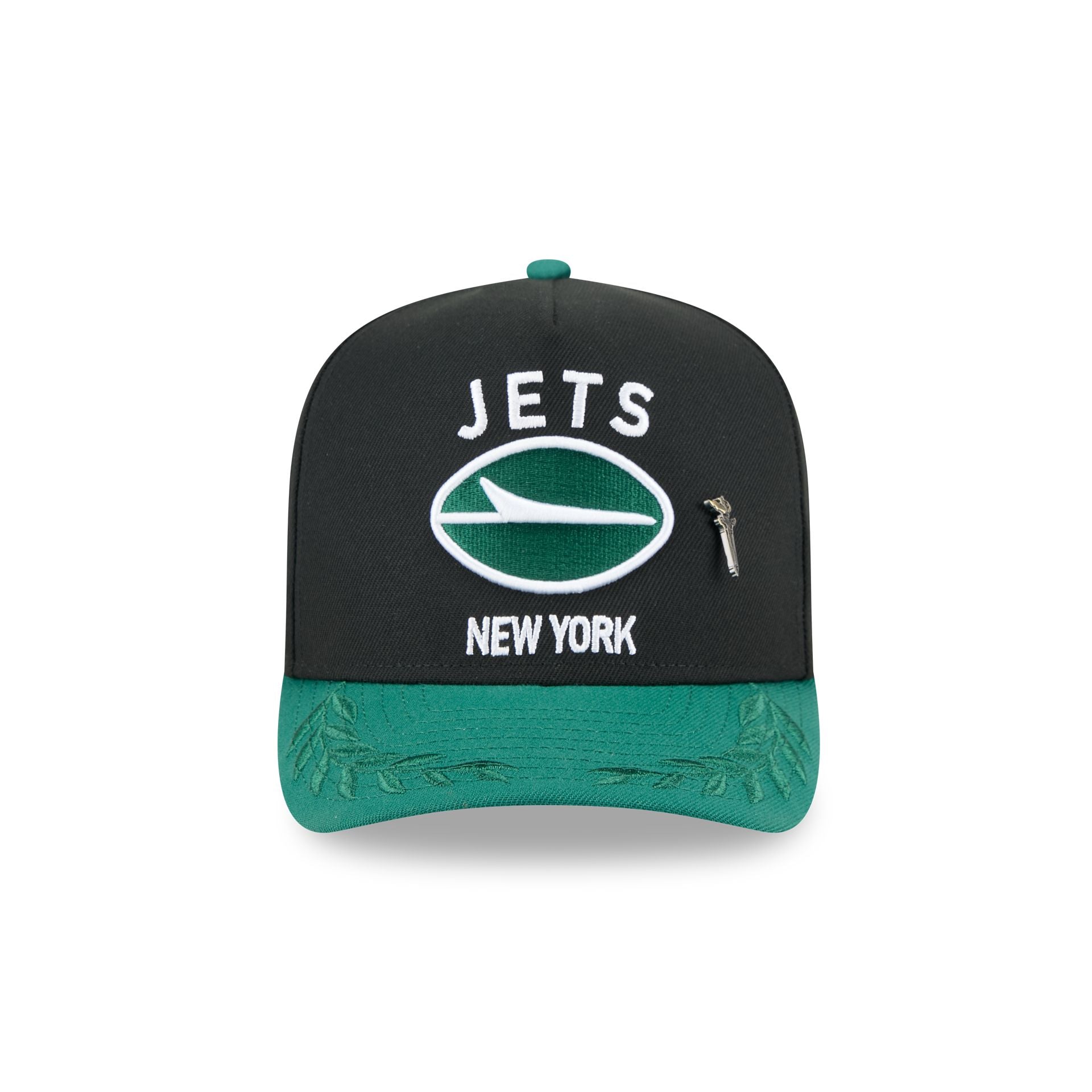 New York Jets 2025 Draft Black 59FIFTY A-Frame Fitted Hat - Image 2