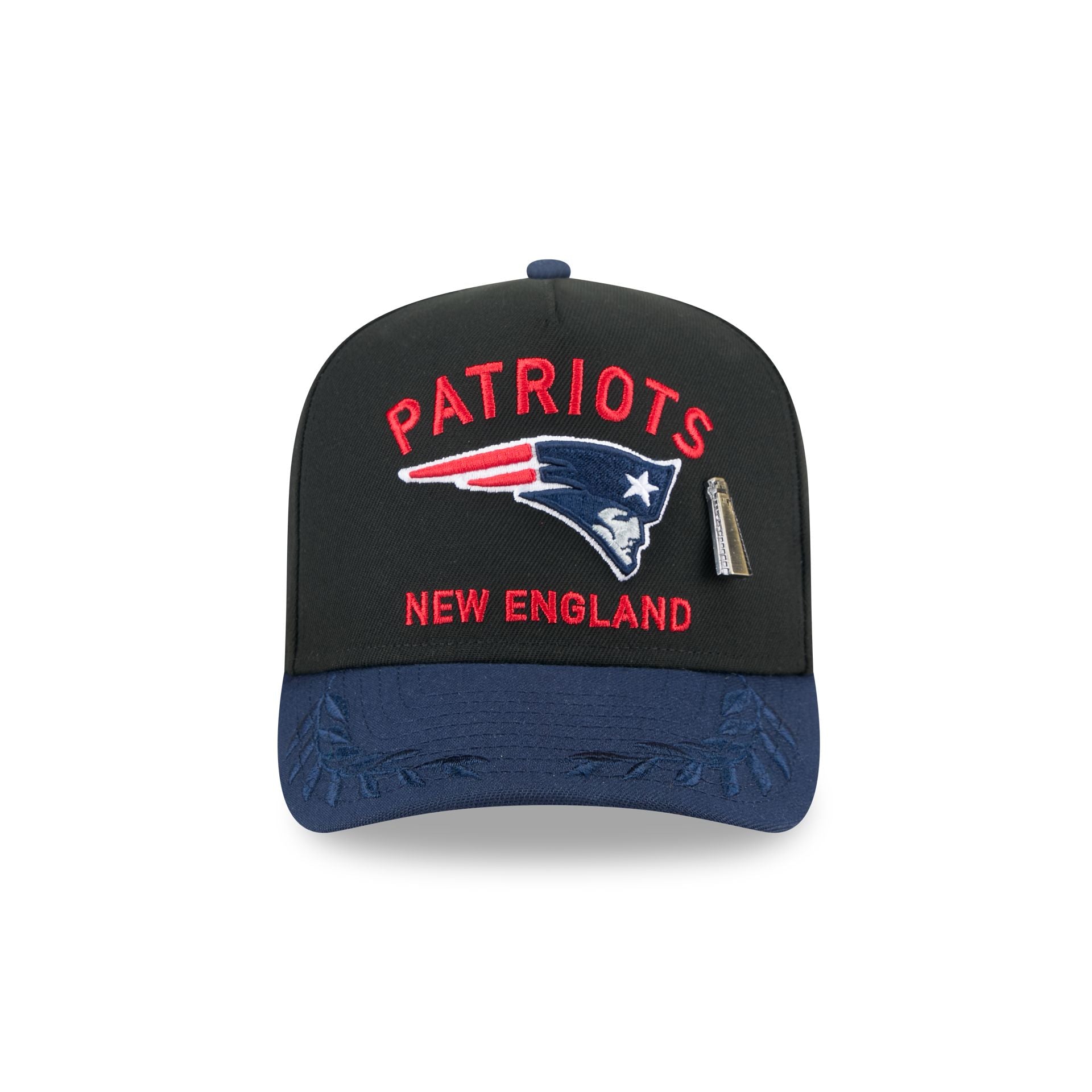 New England Patriots 2025 Draft Black 59FIFTY A-Frame Fitted Hat - Image 2