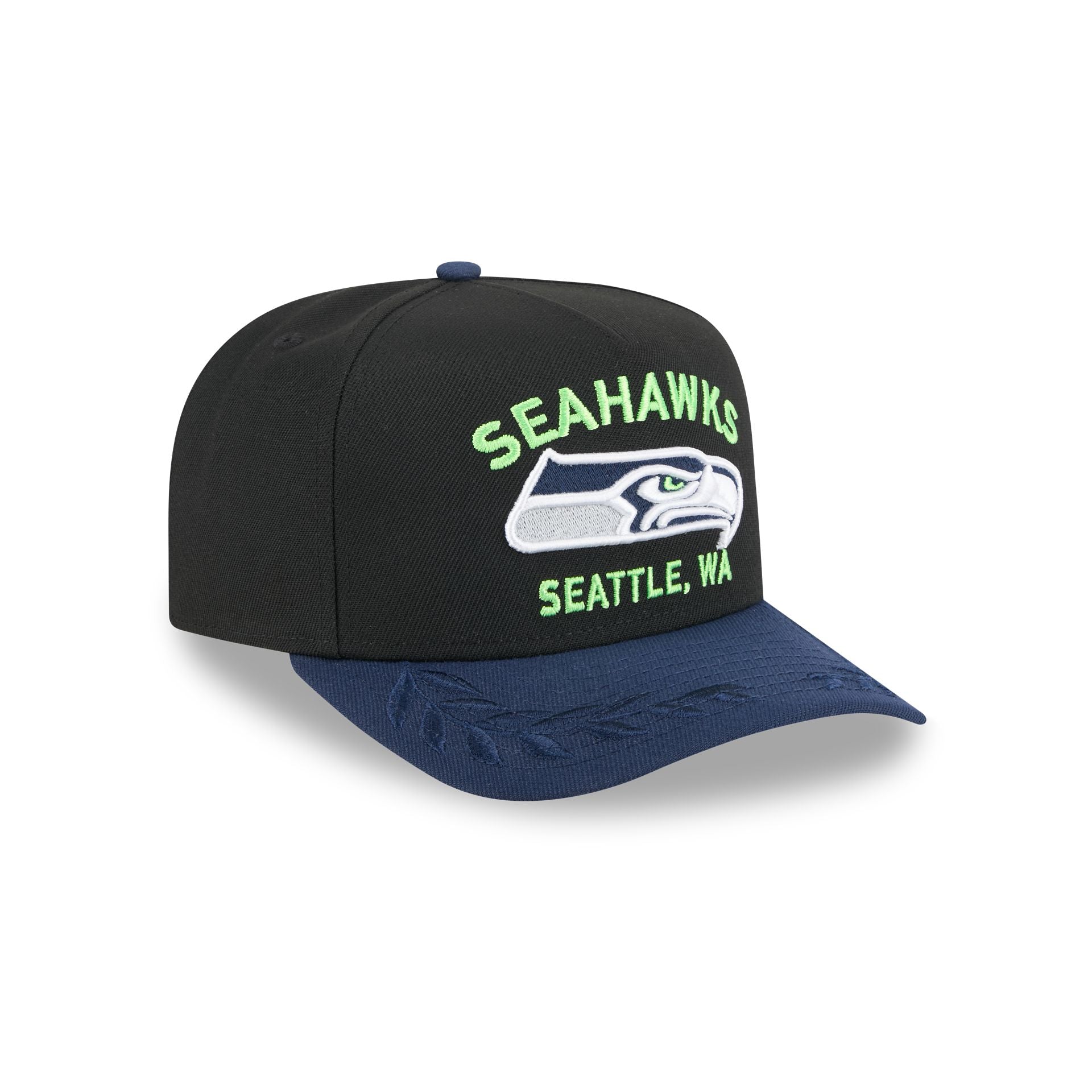 Seattle Seahawks 2025 Draft 9FIFTY A-Frame Snapback Hat - Image 3
