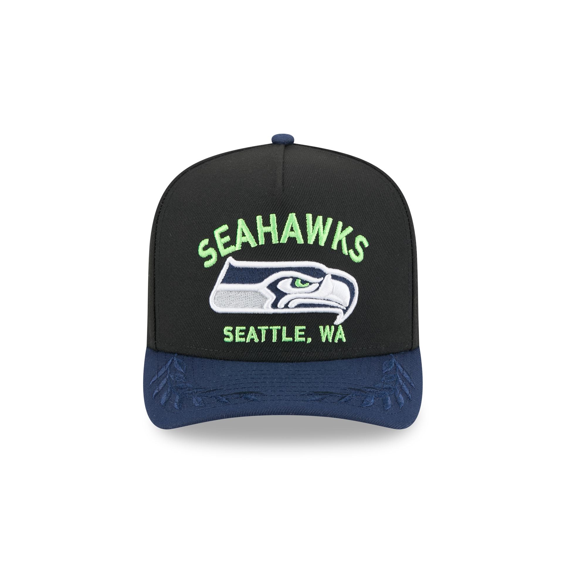 Seattle Seahawks 2025 Draft 9FIFTY A-Frame Snapback Hat - Image 2