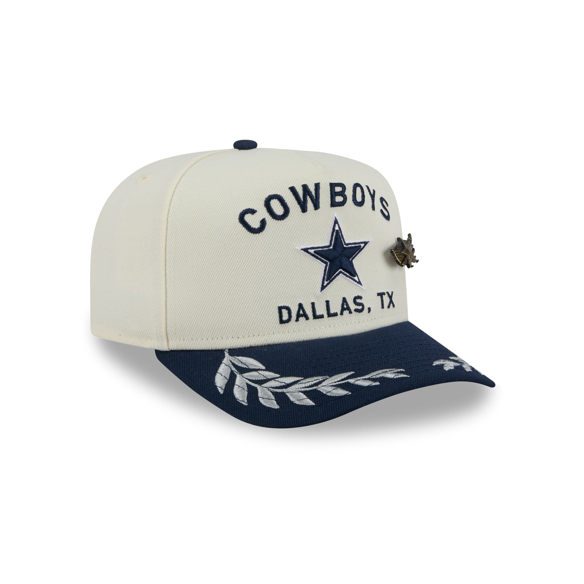 Dallas Cowboys 2025 Draft Chrome White 59FIFTY A-Frame Fitted Hat - Image 3