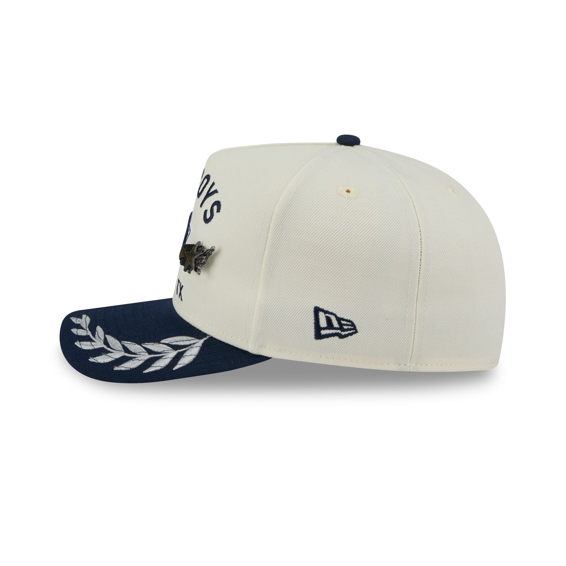 Dallas Cowboys 2025 Draft Chrome White 59FIFTY A-Frame Fitted Hat - Image 4