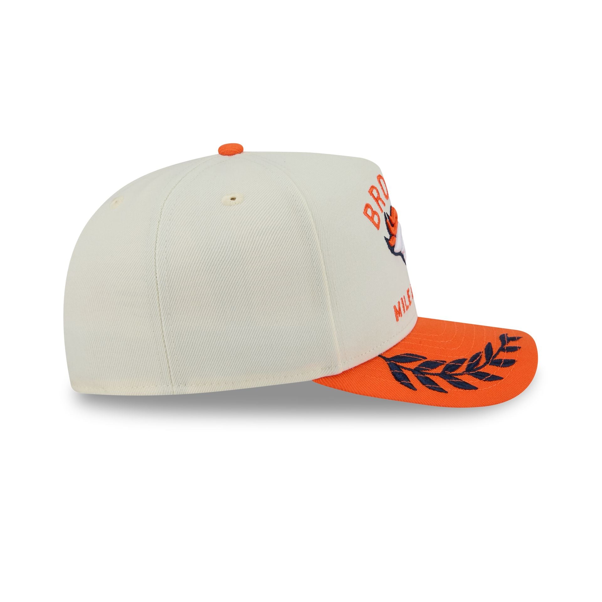 Denver Broncos 2025 Draft Chrome White 59FIFTY A-Frame Fitted Hat - Image 5