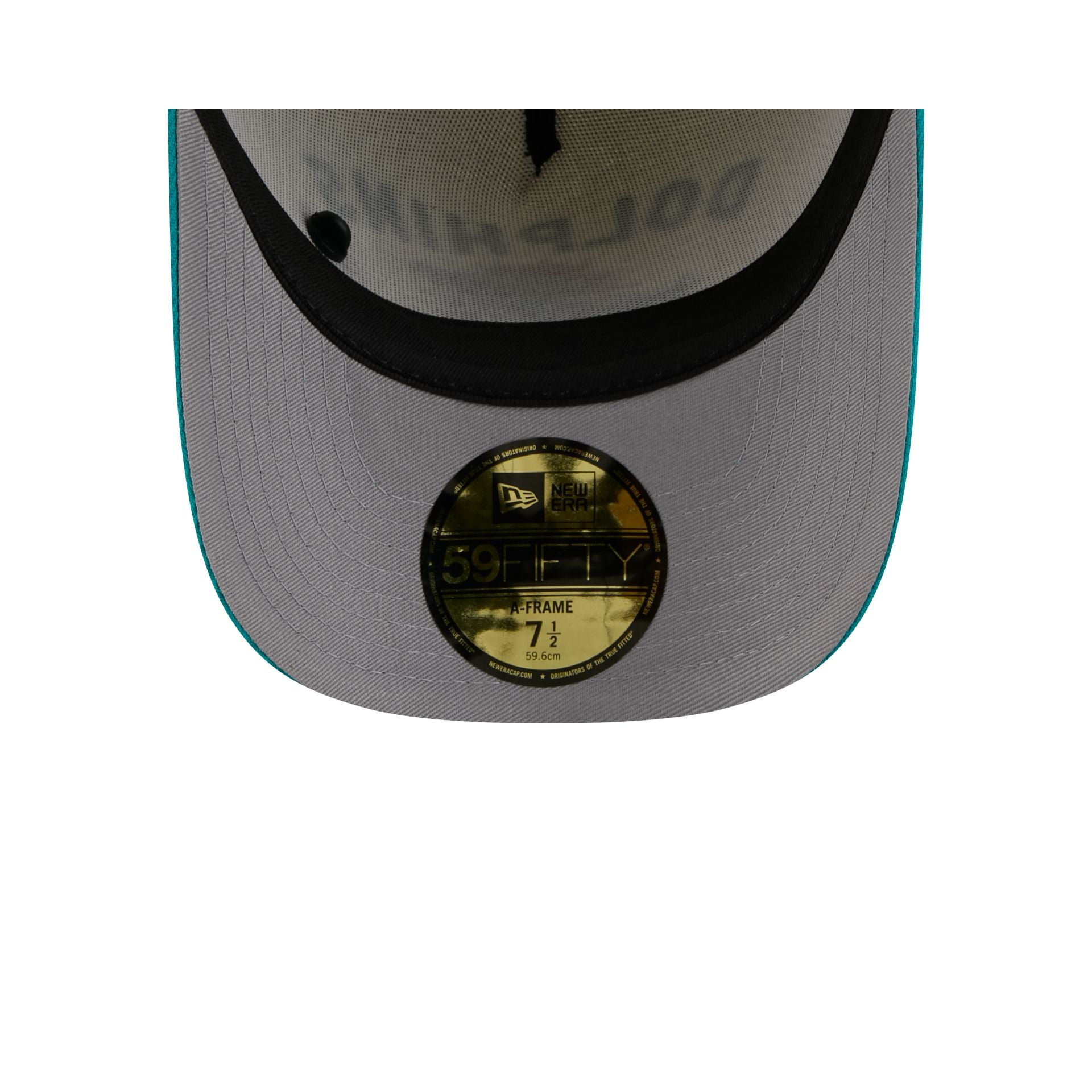 Miami Dolphins 2025 Draft Chrome White 59FIFTY A-Frame Fitted Hat - Image 7