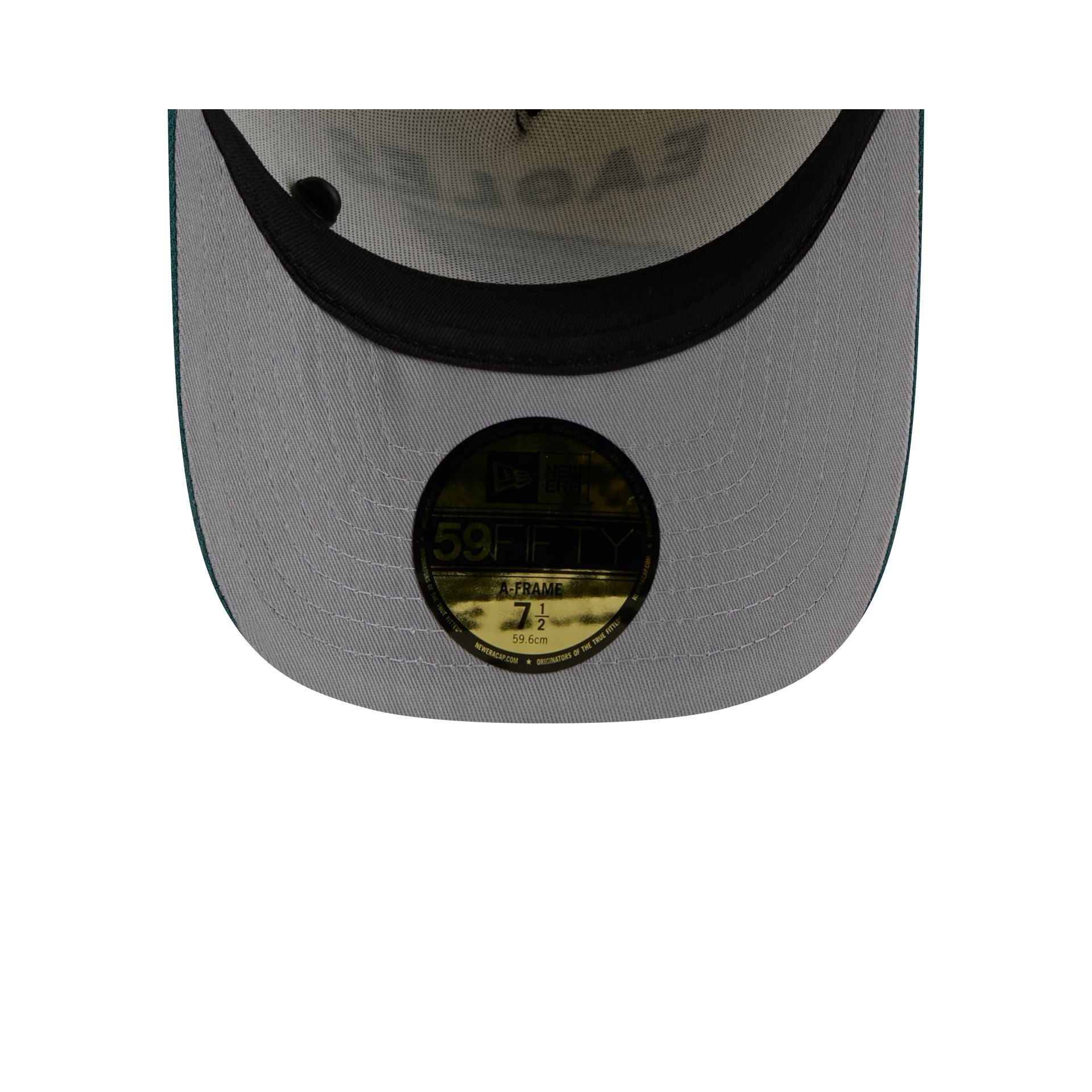 Philadelphia Eagles 2025 Draft Chrome White 59FIFTY A-Frame Fitted Hat - Image 7