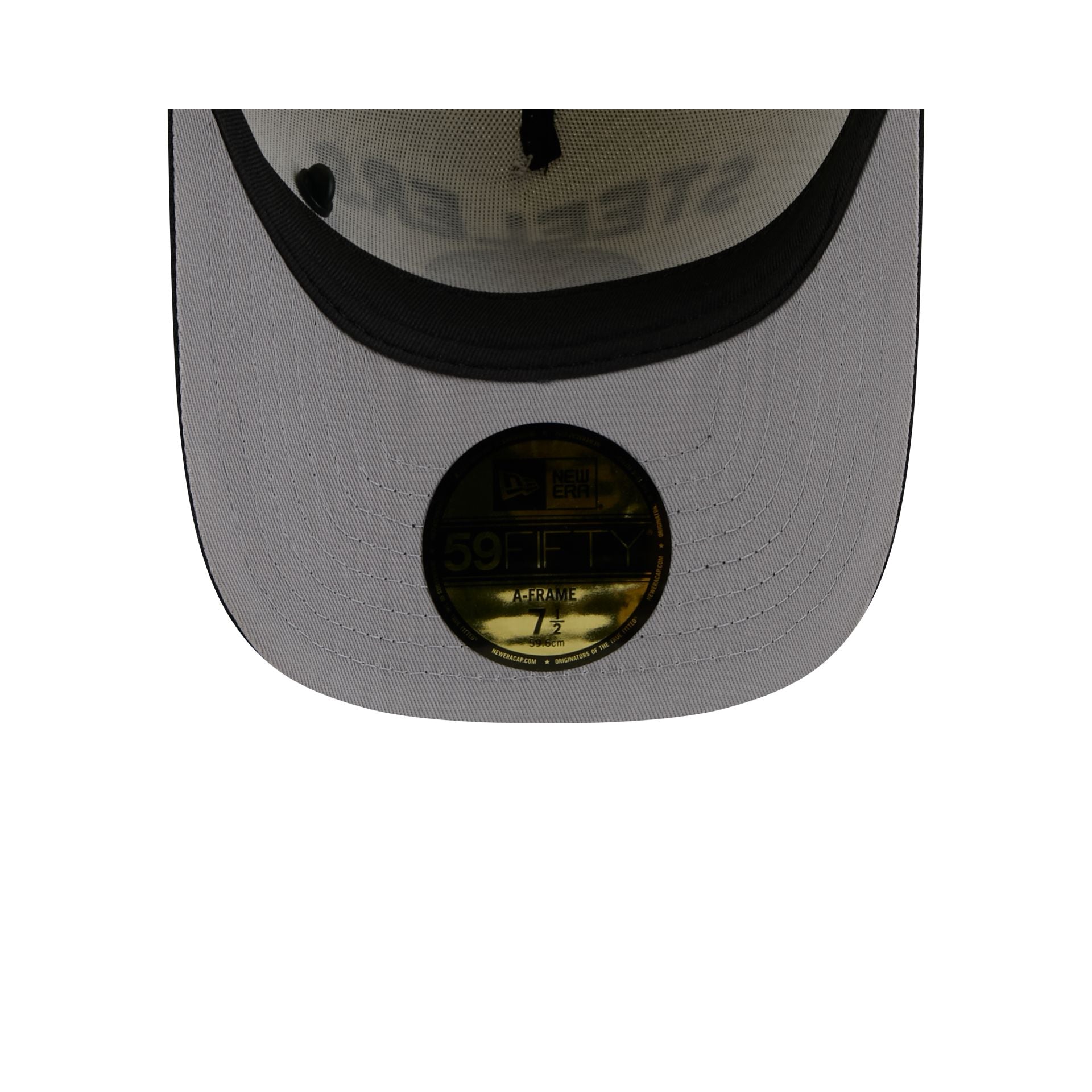 Pittsburgh Steelers 2025 Draft Chrome White 59FIFTY A-Frame Fitted Hat - Image 7