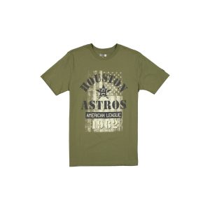 Houston Astros Armed Forces Day 2025 Green T-Shirt