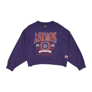 Houston Astros City Connect Women's Distressed Crewneck