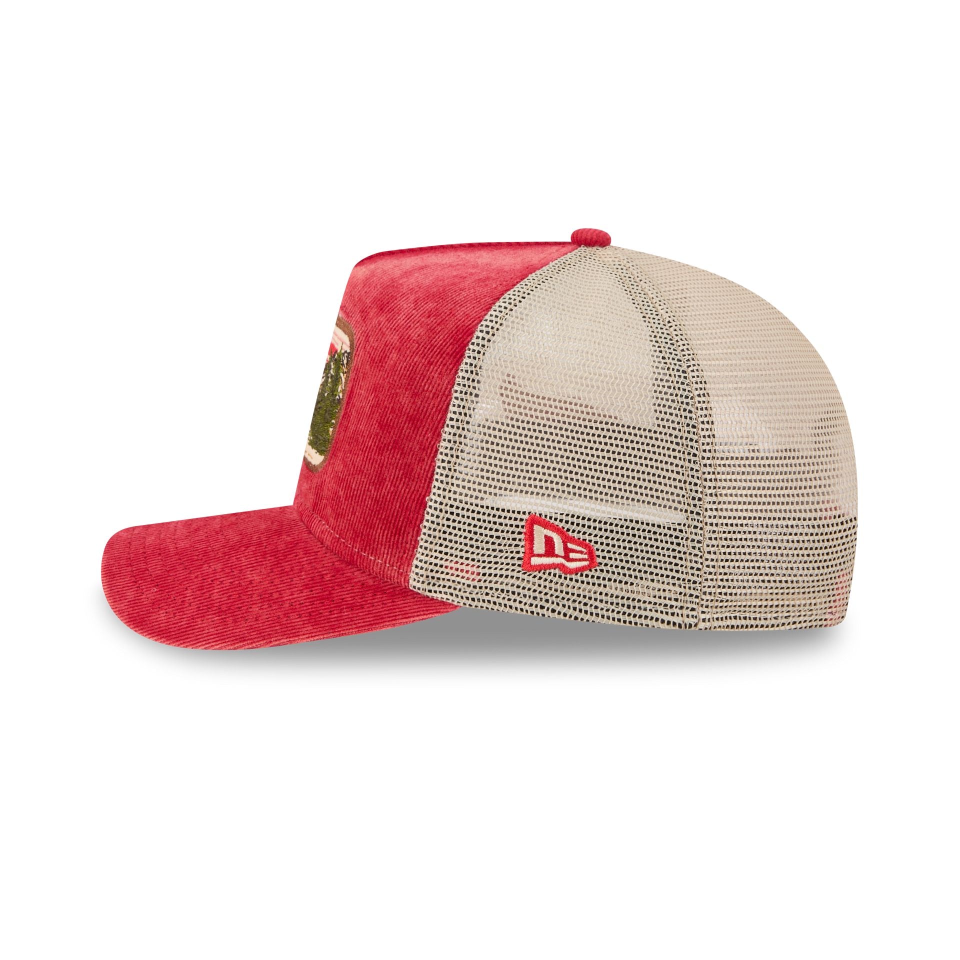 Detroit Red Wings Vintage Landscape 9FIFTY A-Frame Trucker Hat - Image 5
