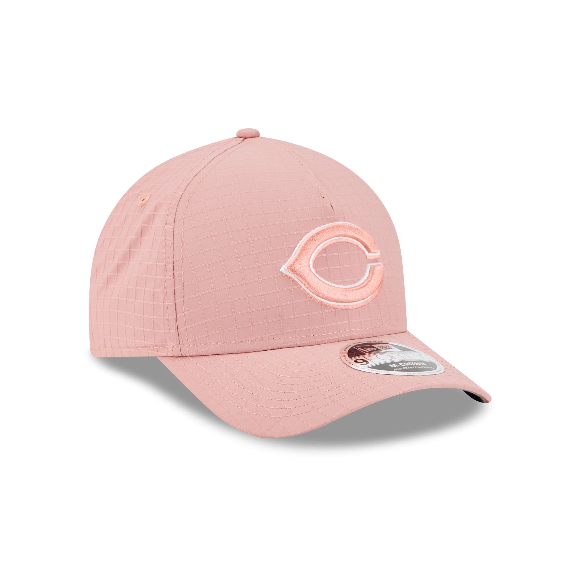 Cincinnati Reds Pink Ripstop 9FORTY M-Crown A-Frame Snapback Hat - Image 3