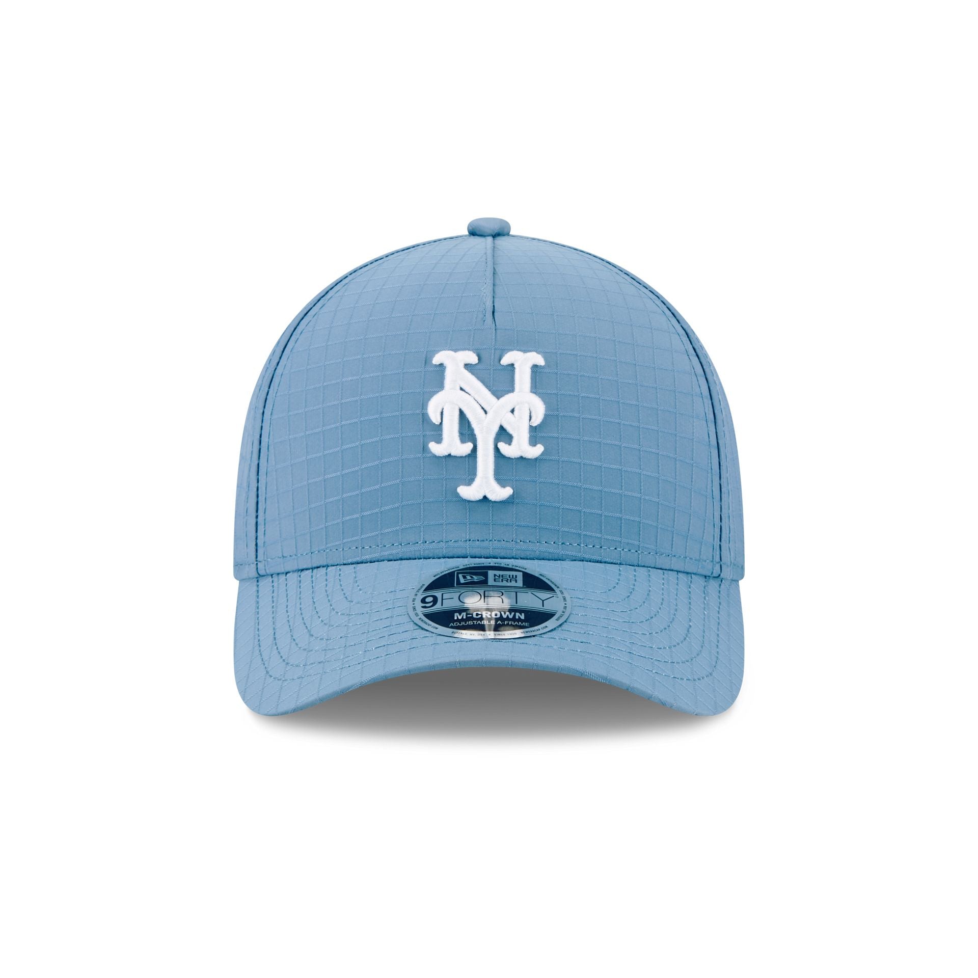 New York Mets Blue Ripstop 9FORTY M-Crown A-Frame Snapback Hat - Image 2