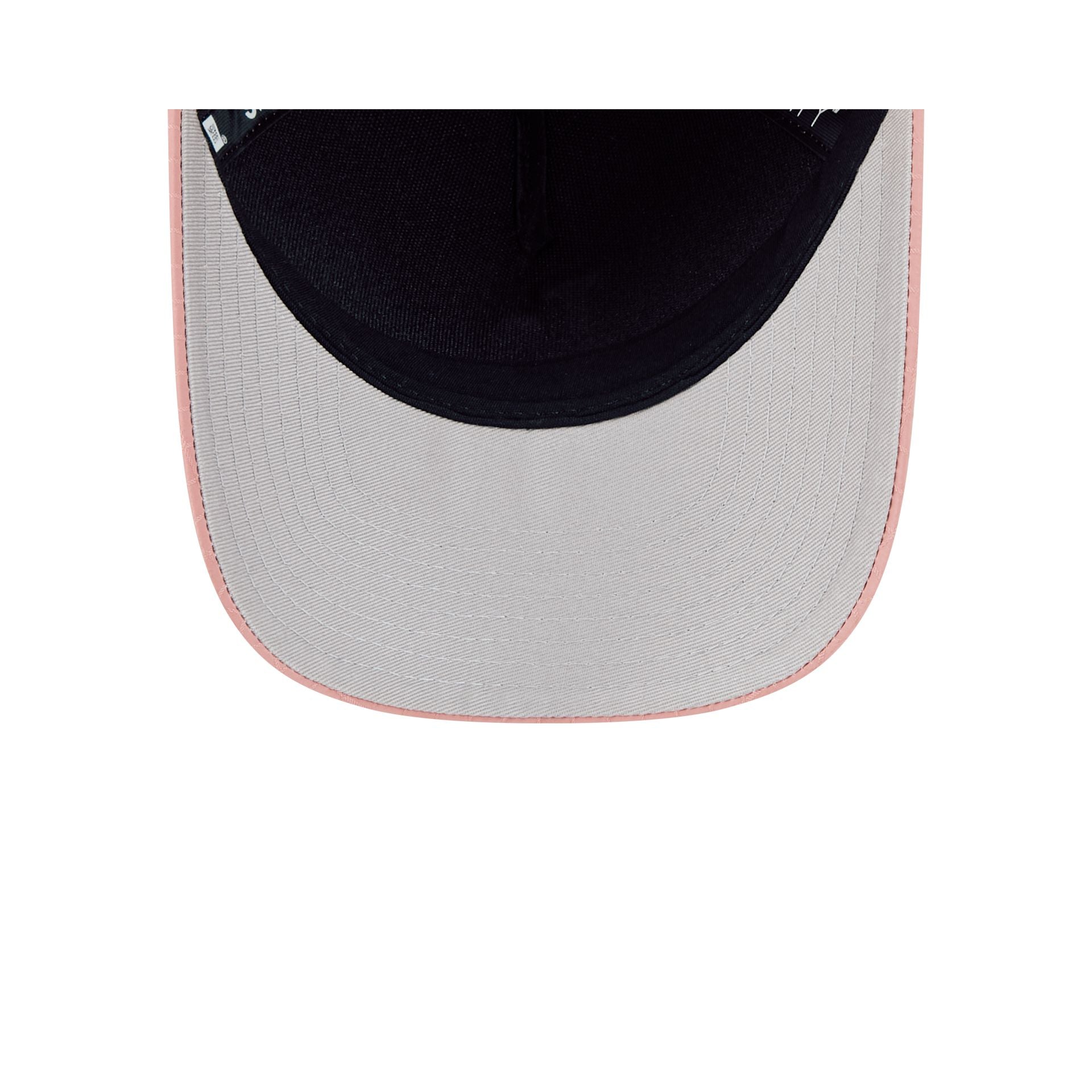 Los Angeles Dodgers Pink Ripstop 9FORTY M-Crown A-Frame Snapback Hat - Image 7