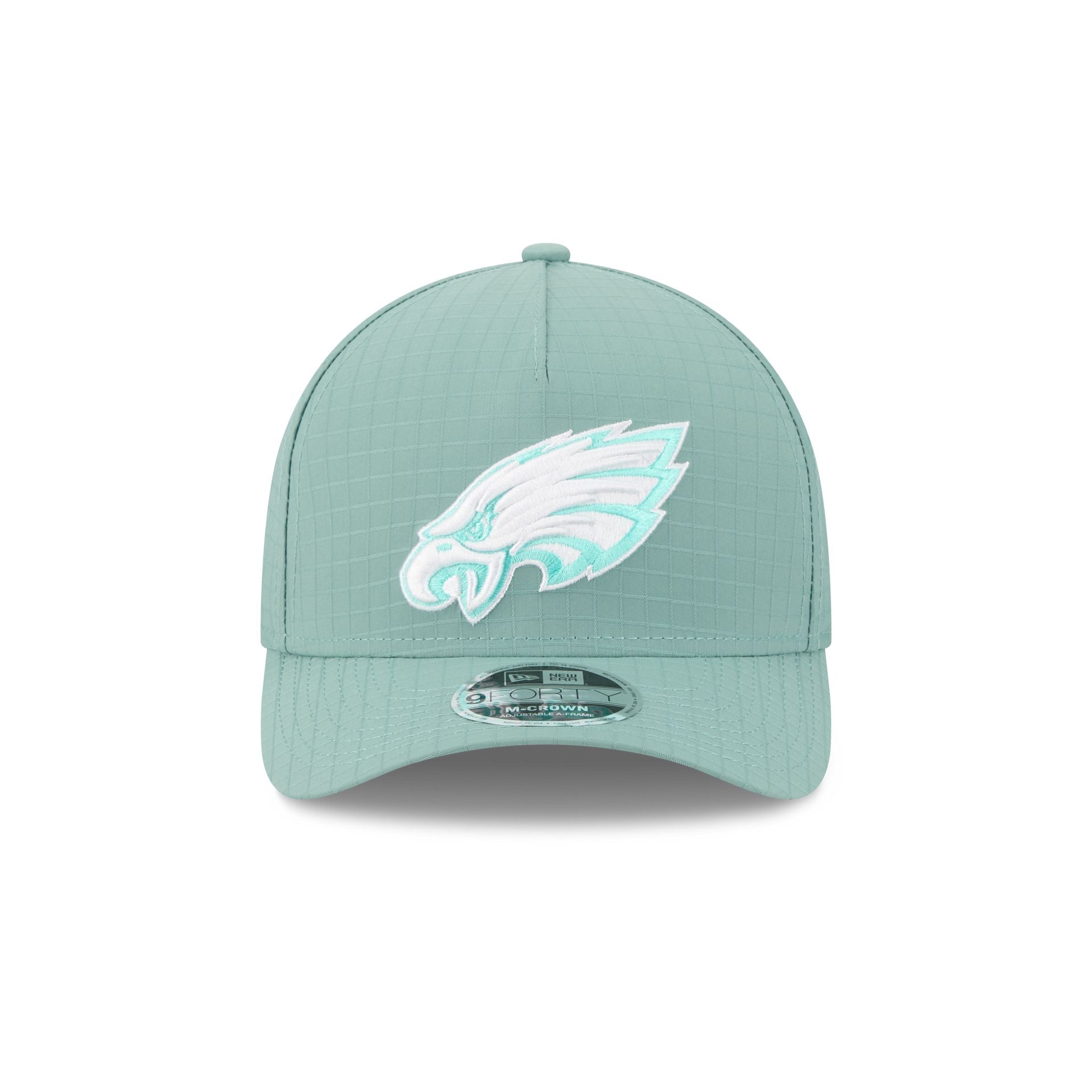 Philadelphia Eagles Green Ripstop 9FORTY M-Crown A-Frame Snapback Hat - Image 2
