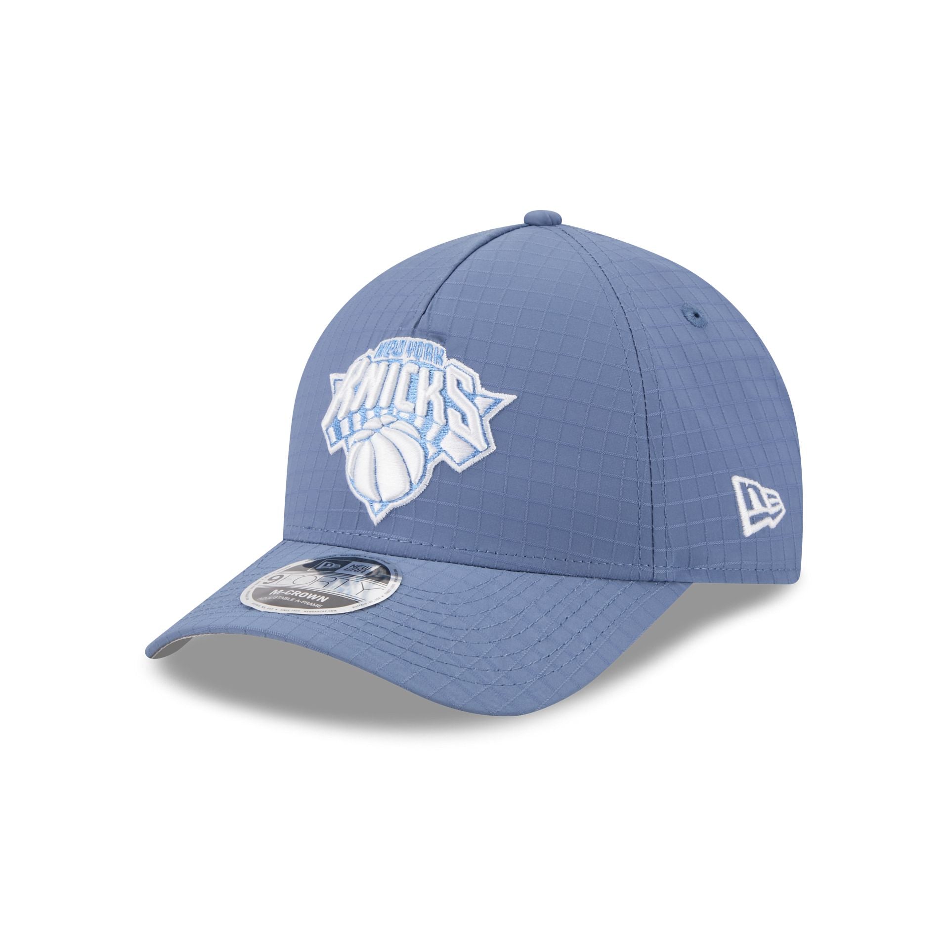 New York Knicks Blue Ripstop 9FORTY M-Crown A-Frame Snapback Hat
